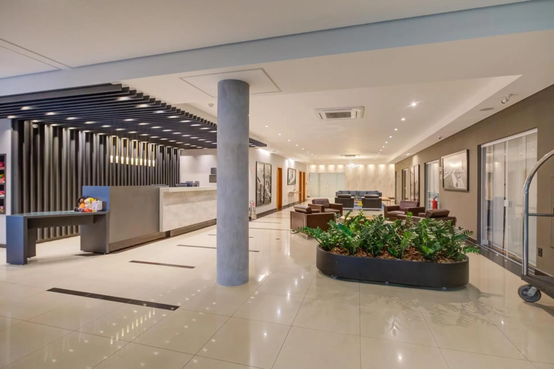 Lobby or reception in Quality Hotel Jundiaí