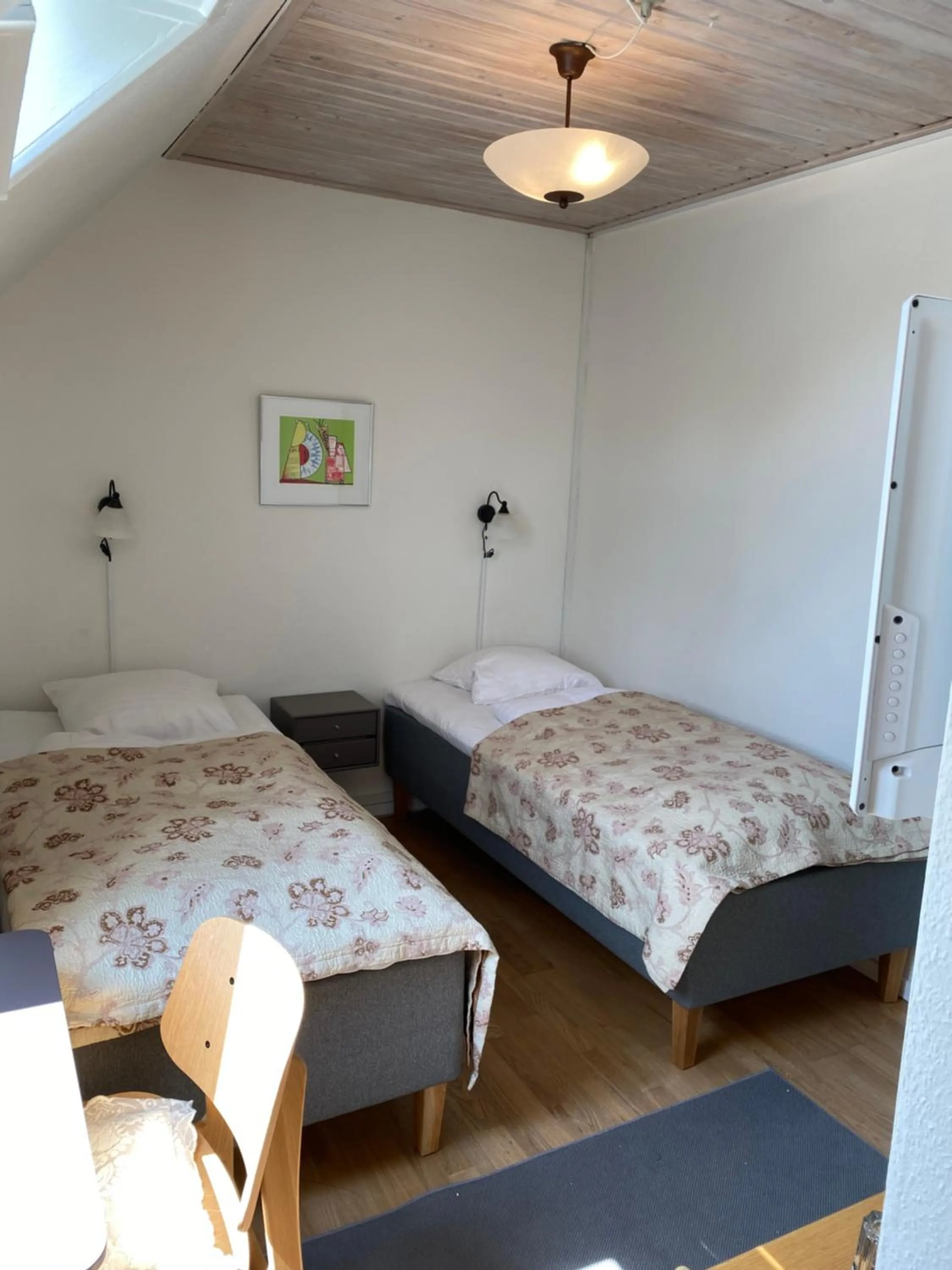 Bed in Hotel Højslev Kro