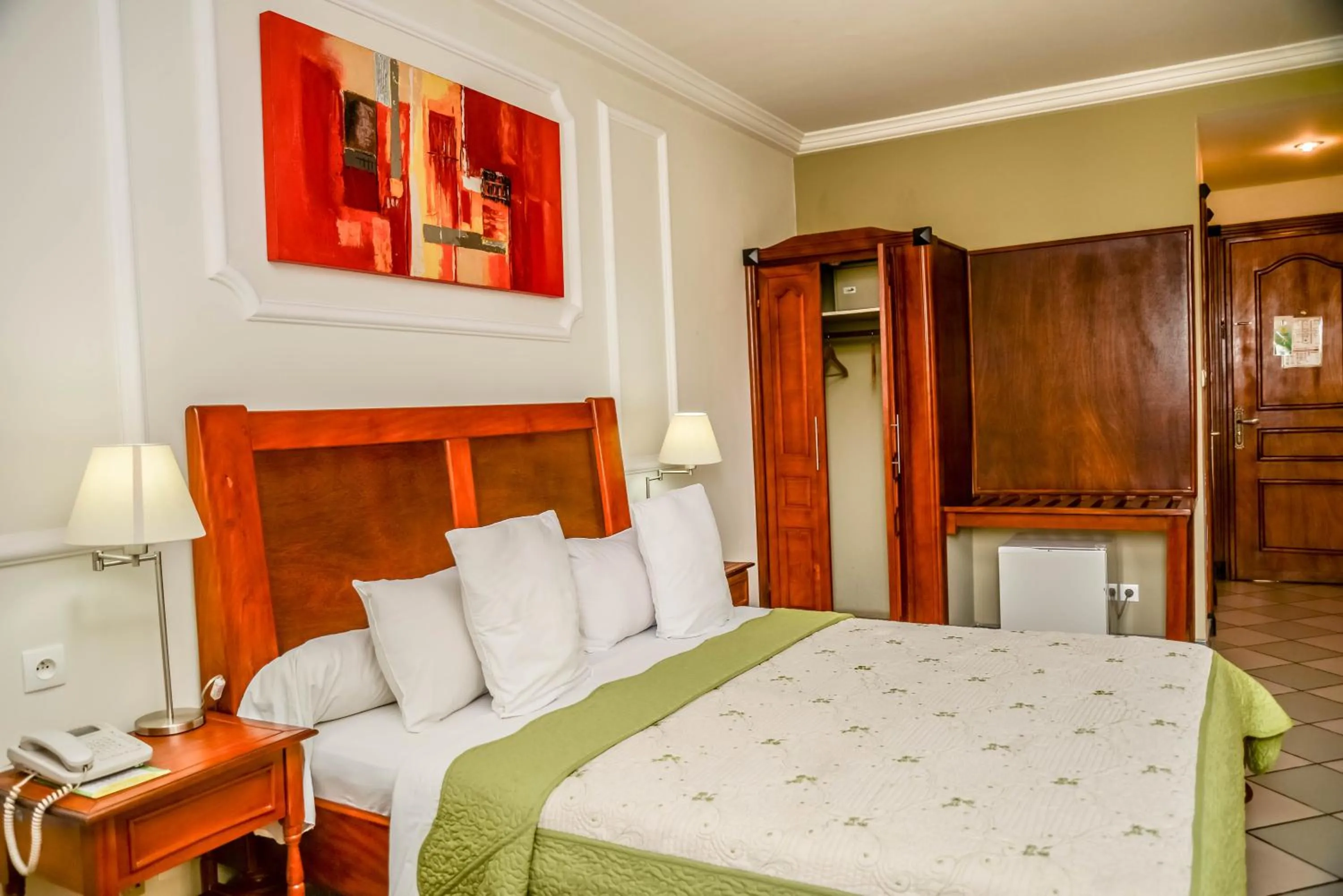 Bed in Tchero Hotel