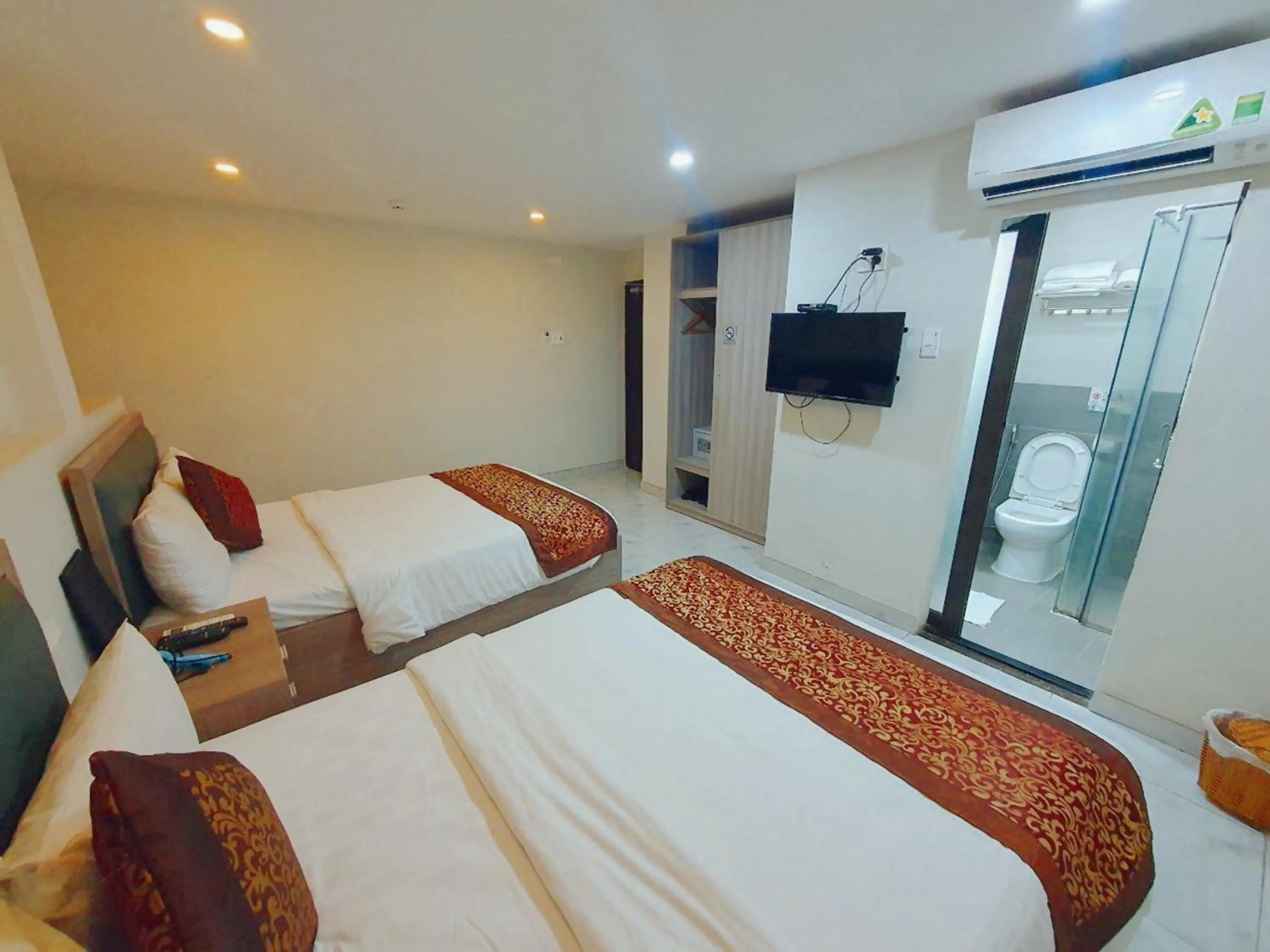 Bed in Green Star Hotel