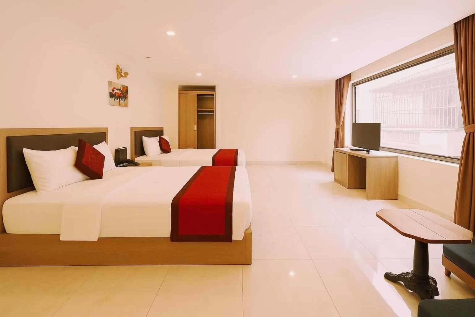 Bed in Green Star Hotel