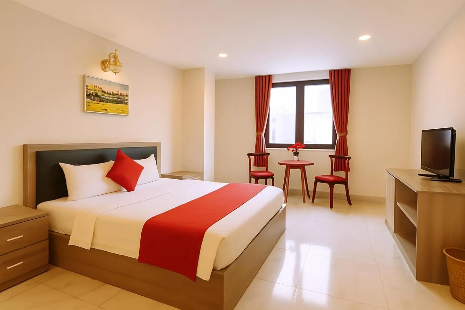 Bed in Green Star Hotel