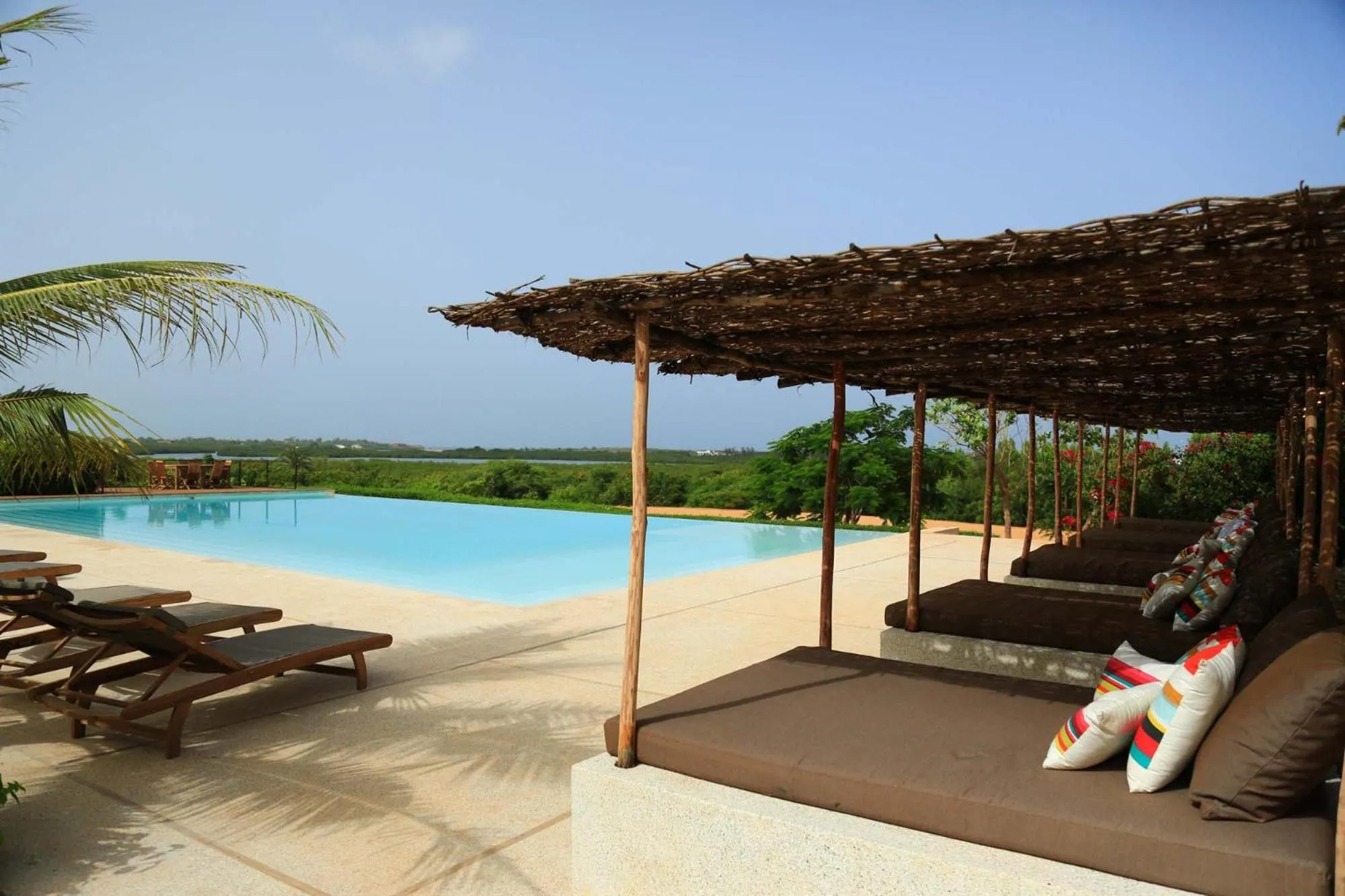 Swimming pool in Les Manguiers de Guereo