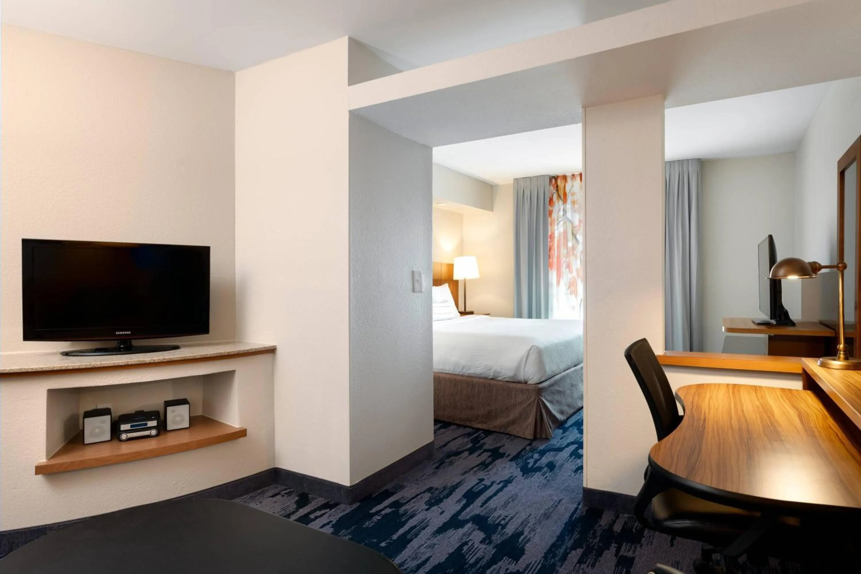 Photo of the whole room, Bed in Fairfield Inn & Suites Savannah Airport