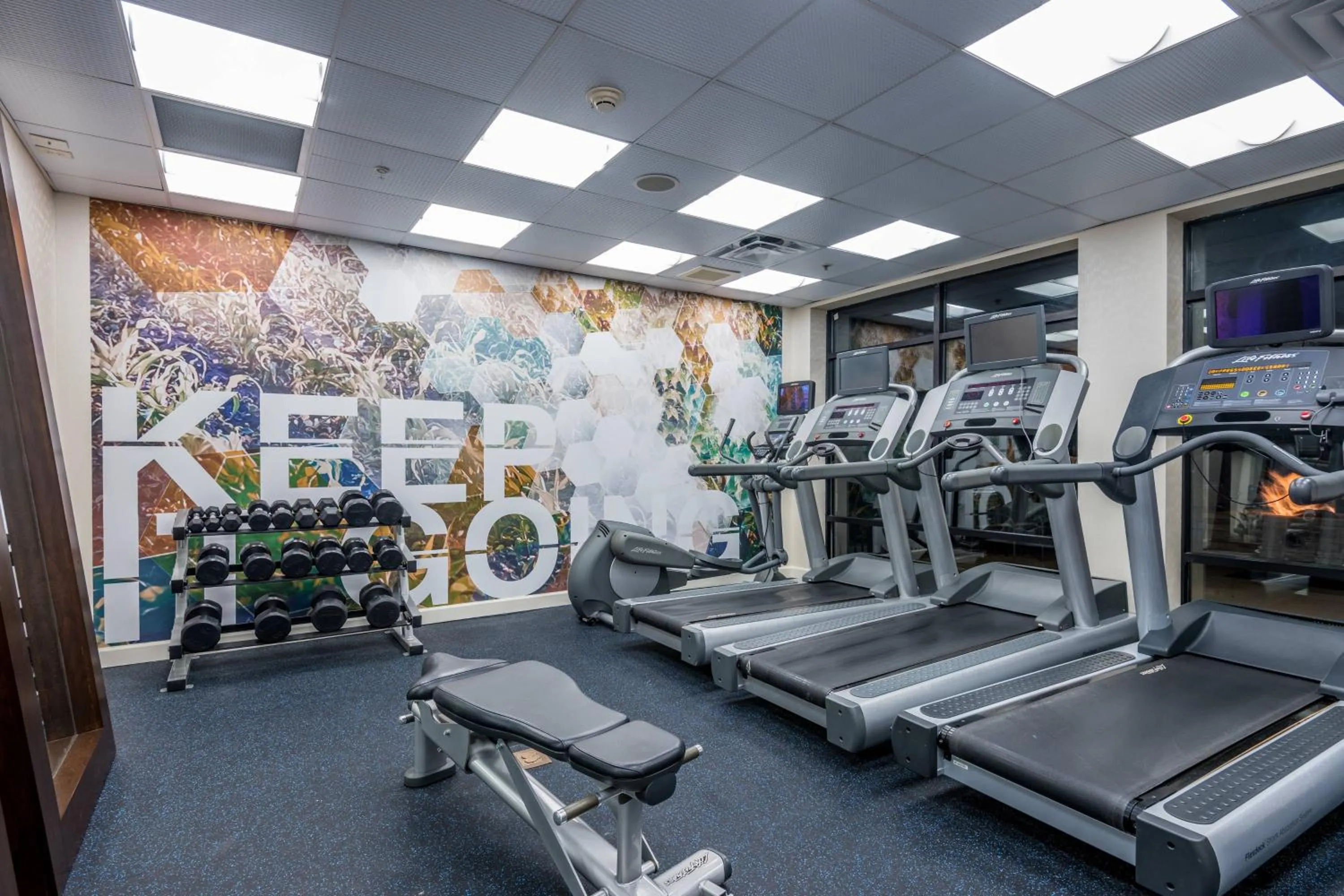 Fitness centre/facilities in SpringHill Suites Statesboro University Area