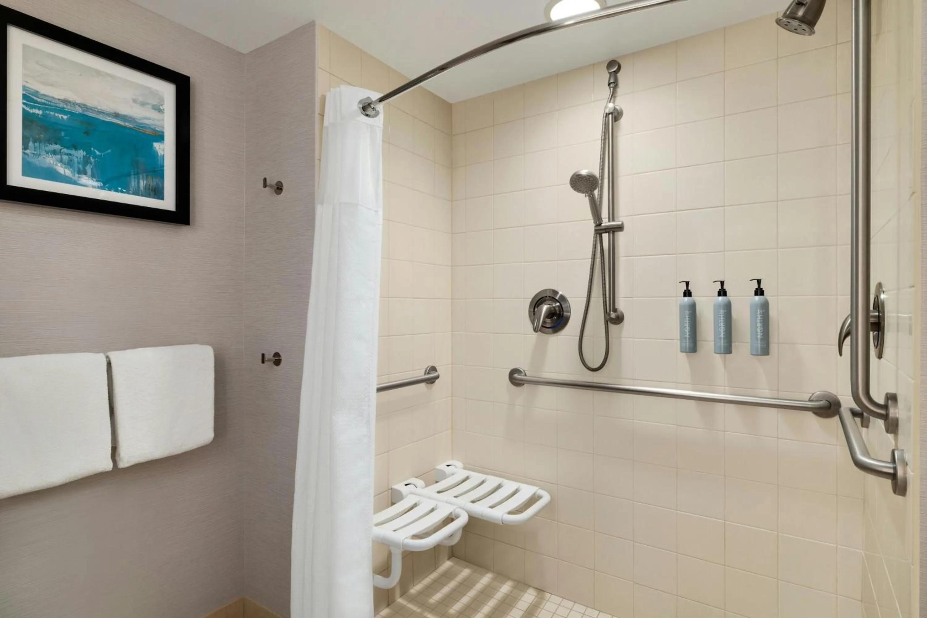 Bathroom in Courtyard by Marriott Ocean City Oceanfront