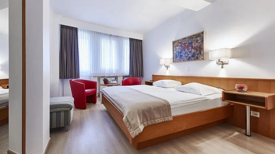 Photo of the whole room, Bed in Hotel Francais