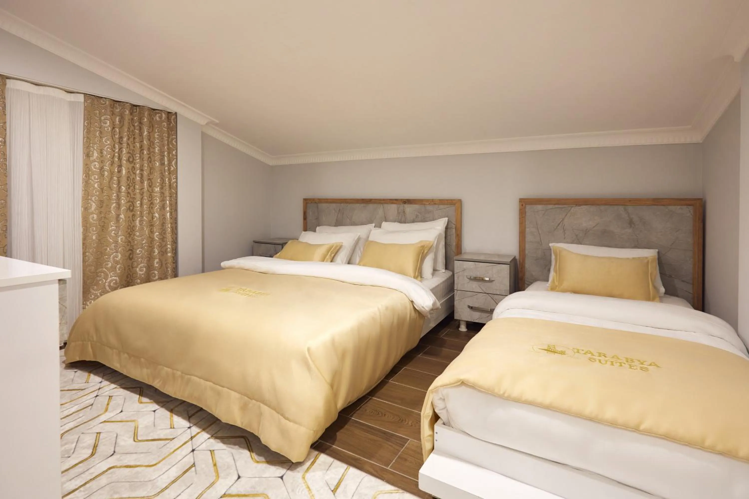 Bed in Tarabya Suites