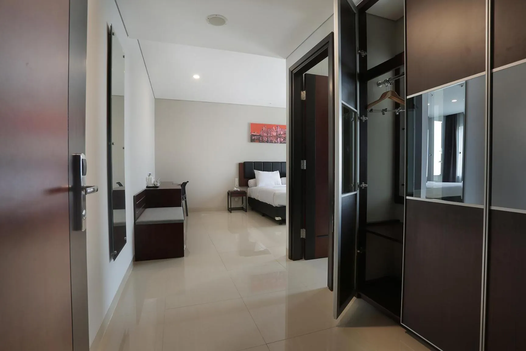 Bedroom, Bed in PrimeBiz Hotel Surabaya