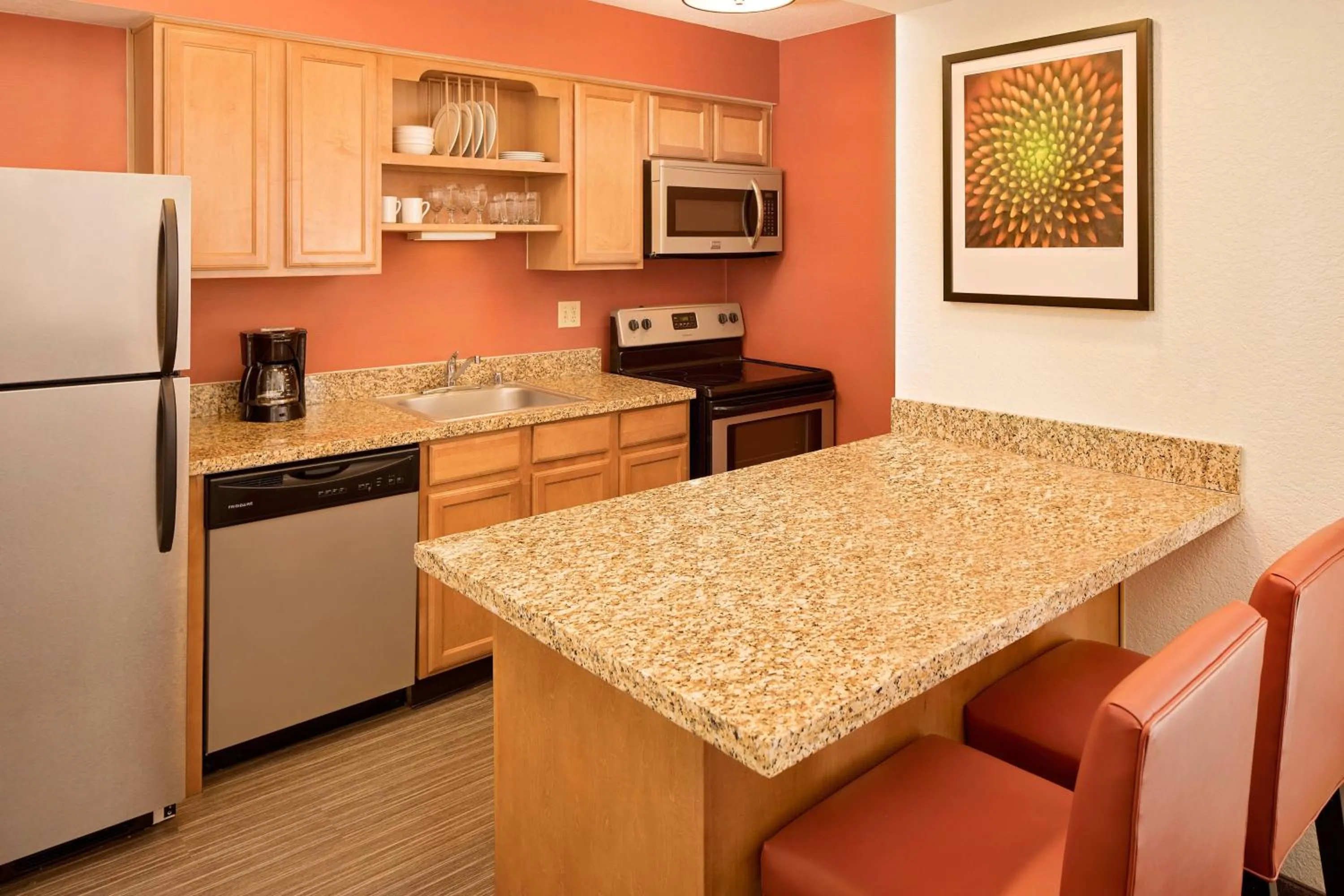 Kitchen or kitchenette in Residence Inn San Jose Campbell