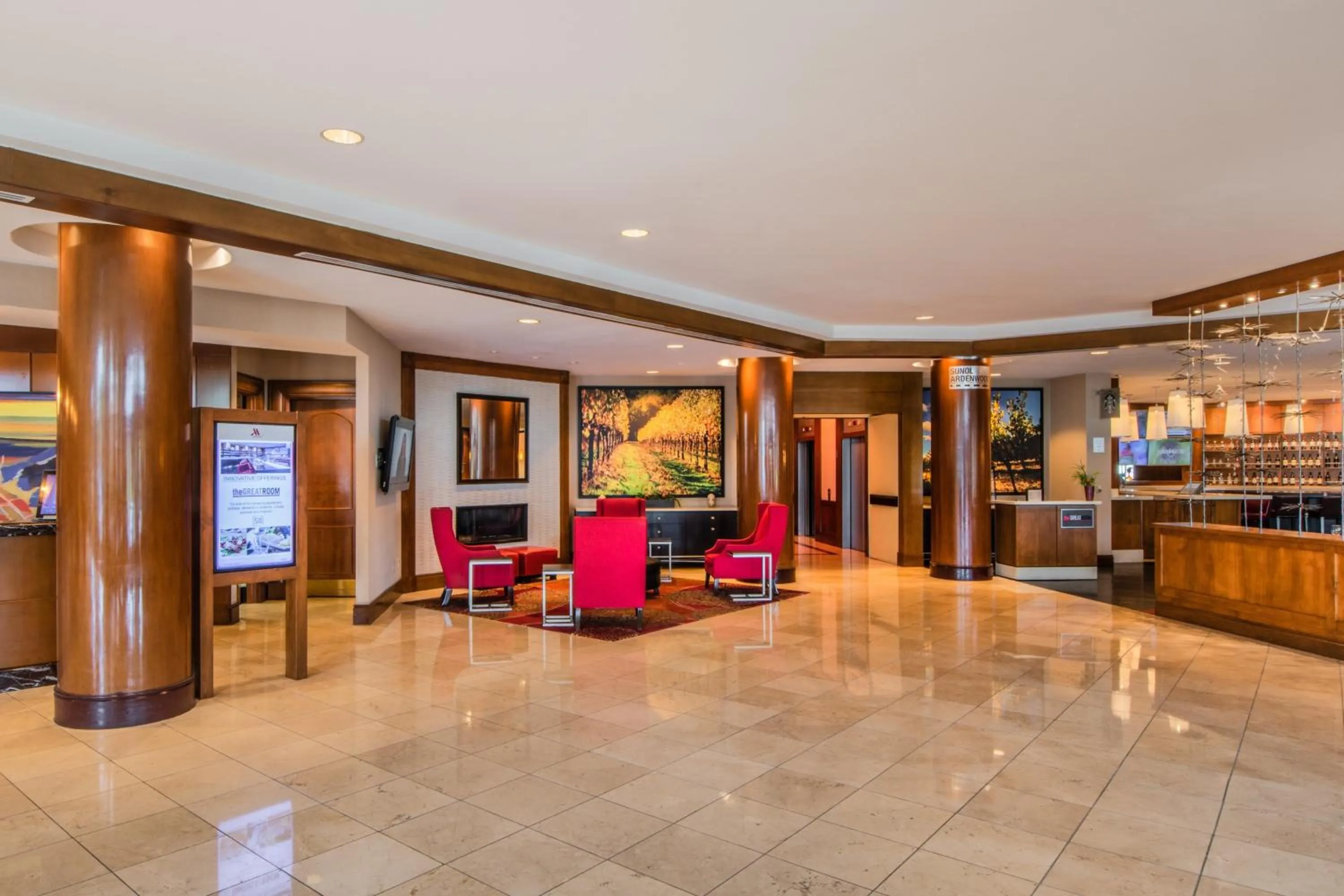 Lobby or reception in Fremont Marriott Silicon Valley