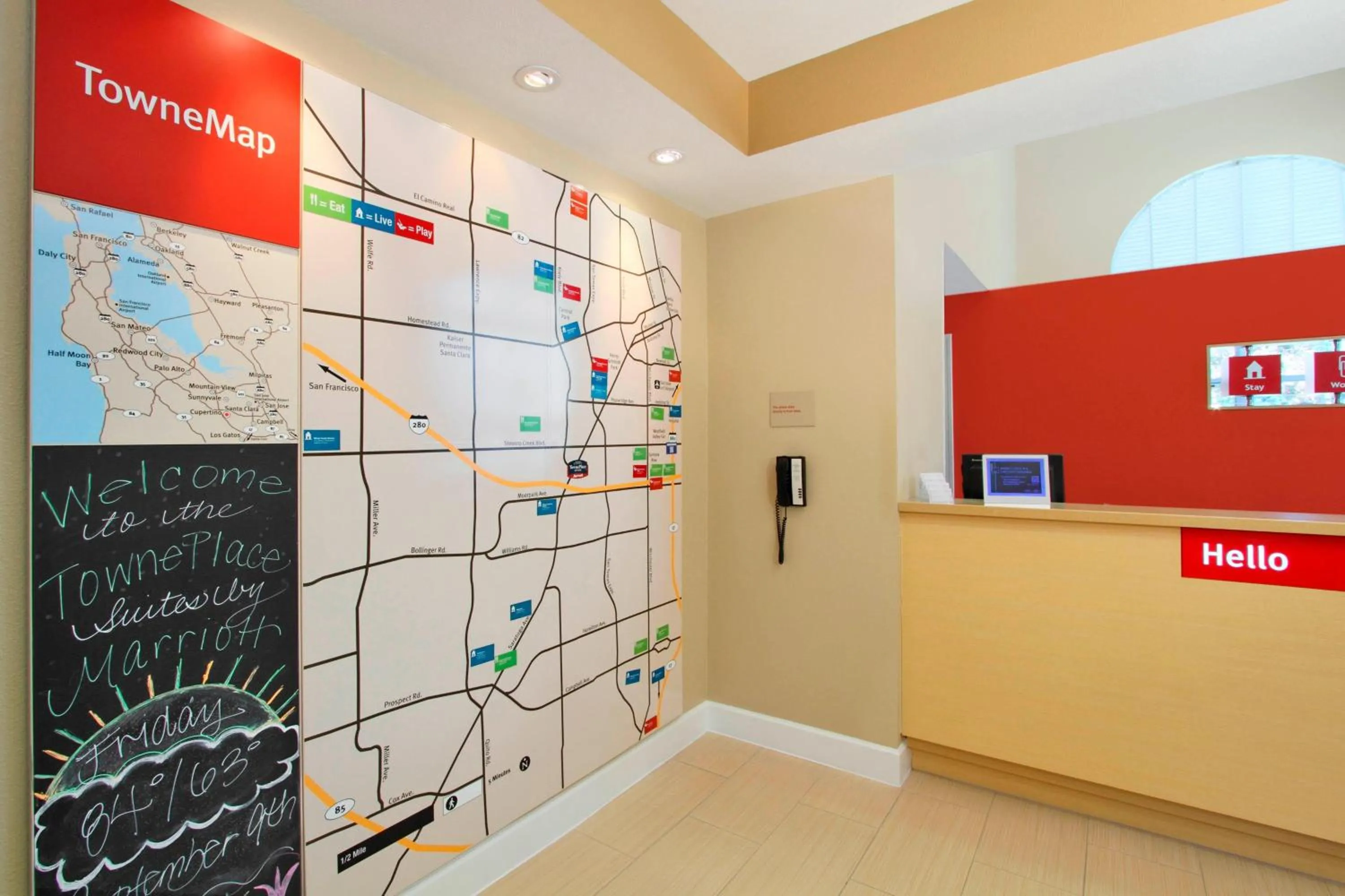 View (from property/room) in TownePlace Suites San Jose Cupertino