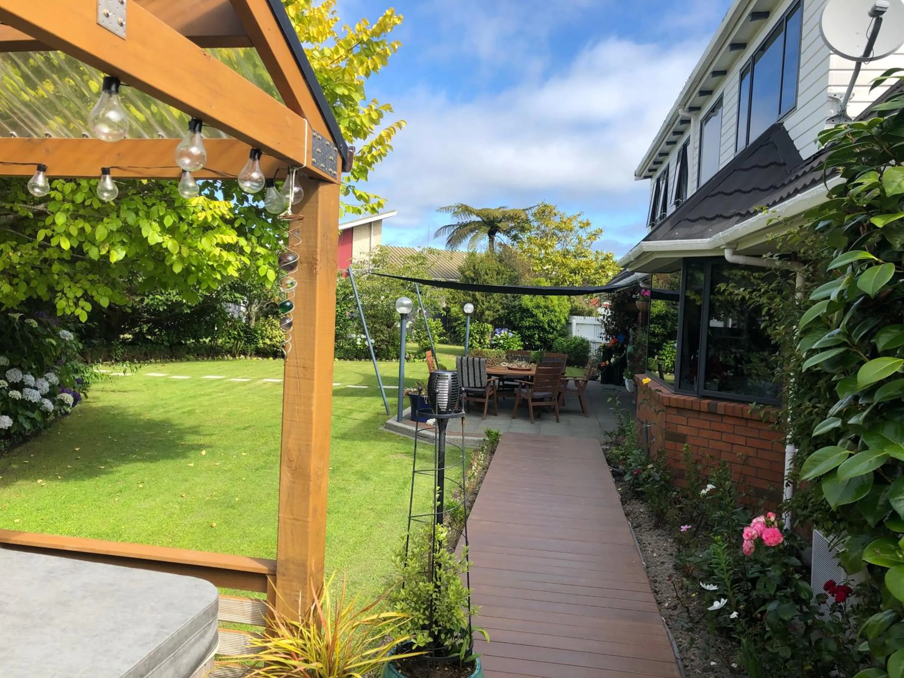 Garden view in Amberlea B&B