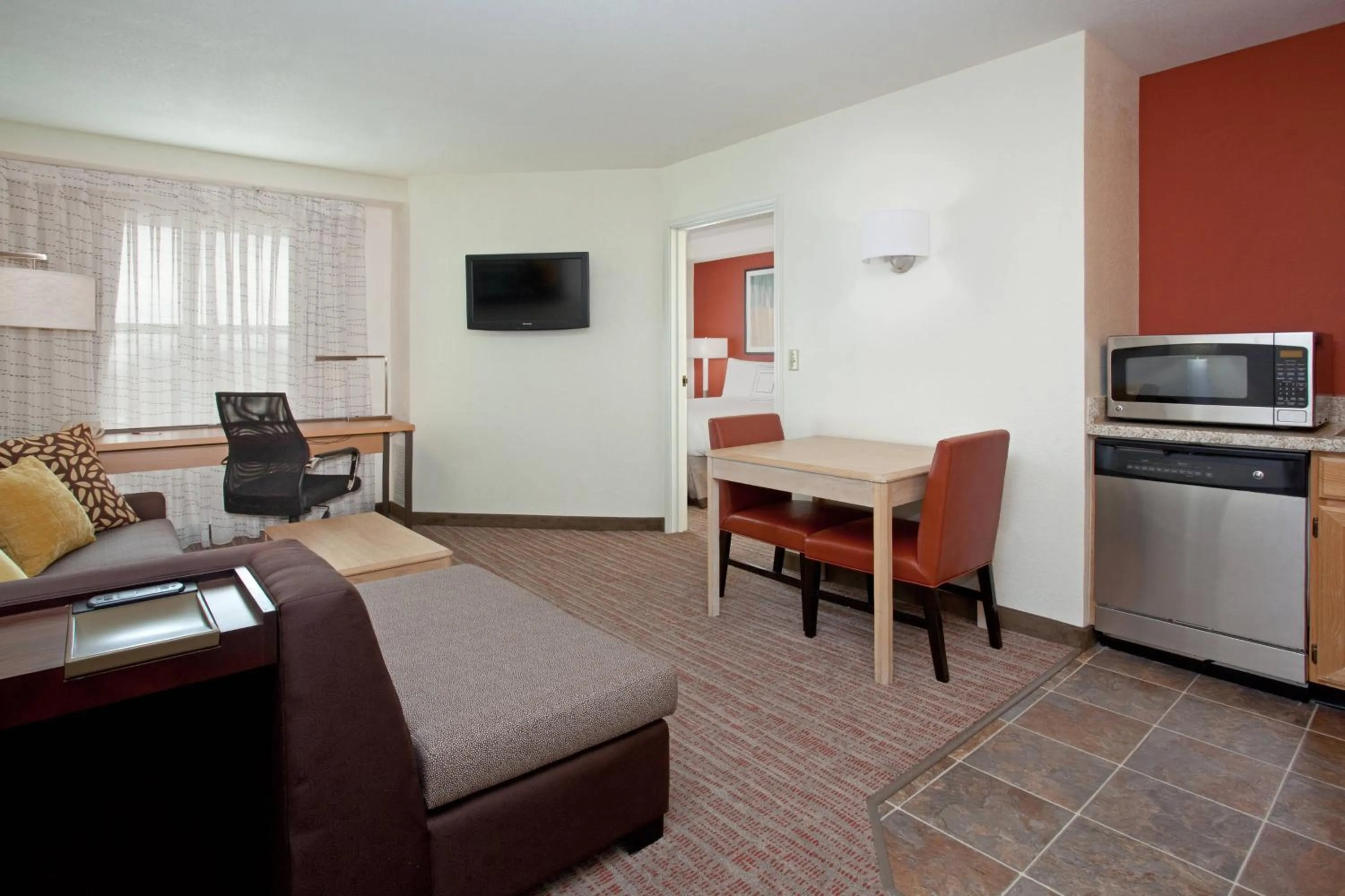 Living room in Residence Inn Salt Lake City Airport