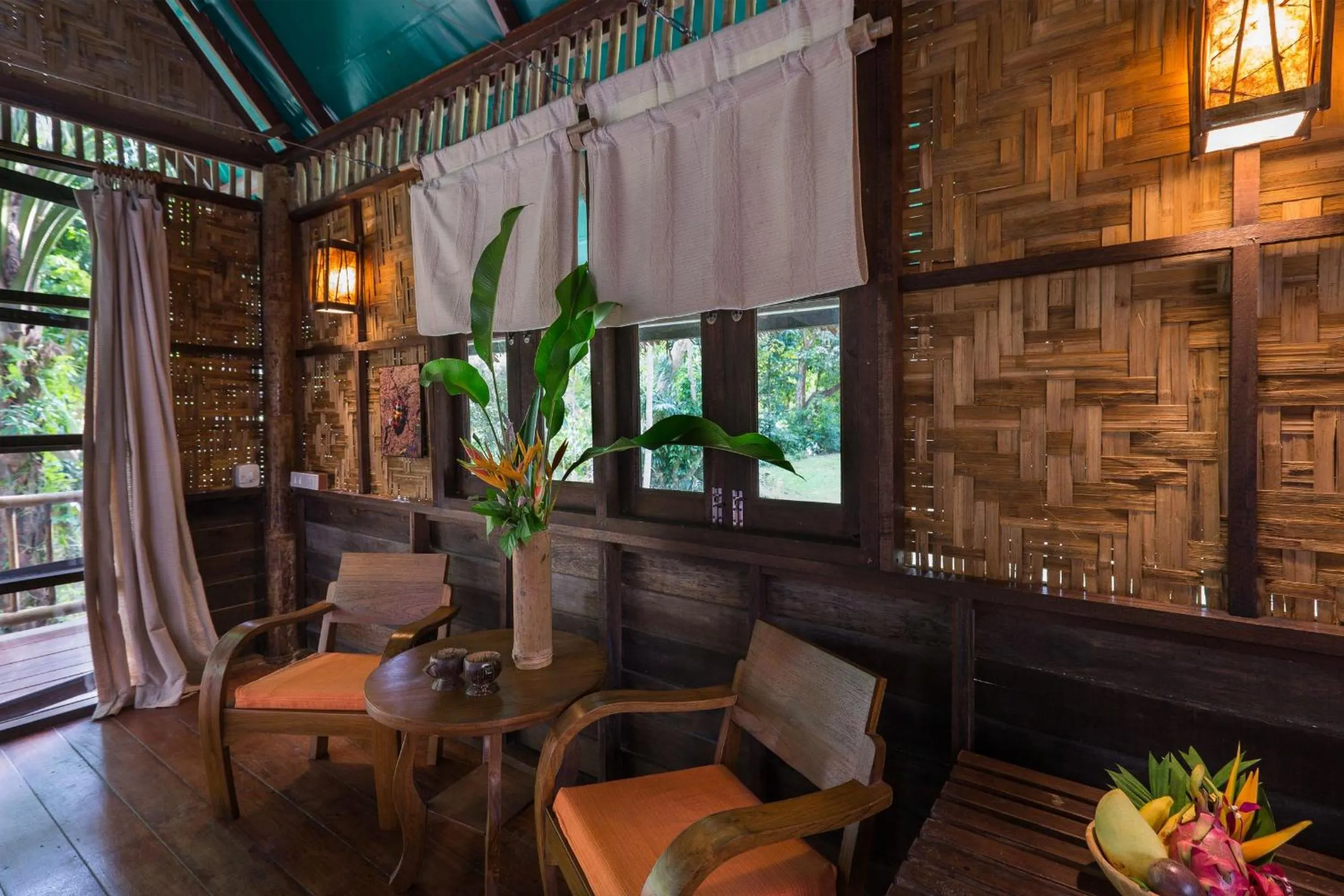 Seating area in Our Jungle Camp - Eco Resort