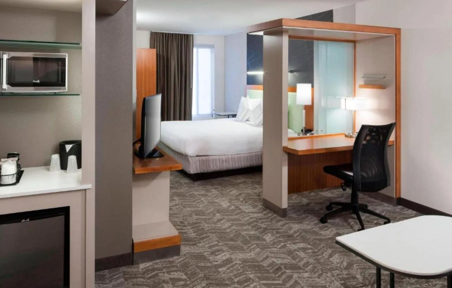 Bedroom, Bed in SpringHill Suites by Marriott Salt Lake City Airport