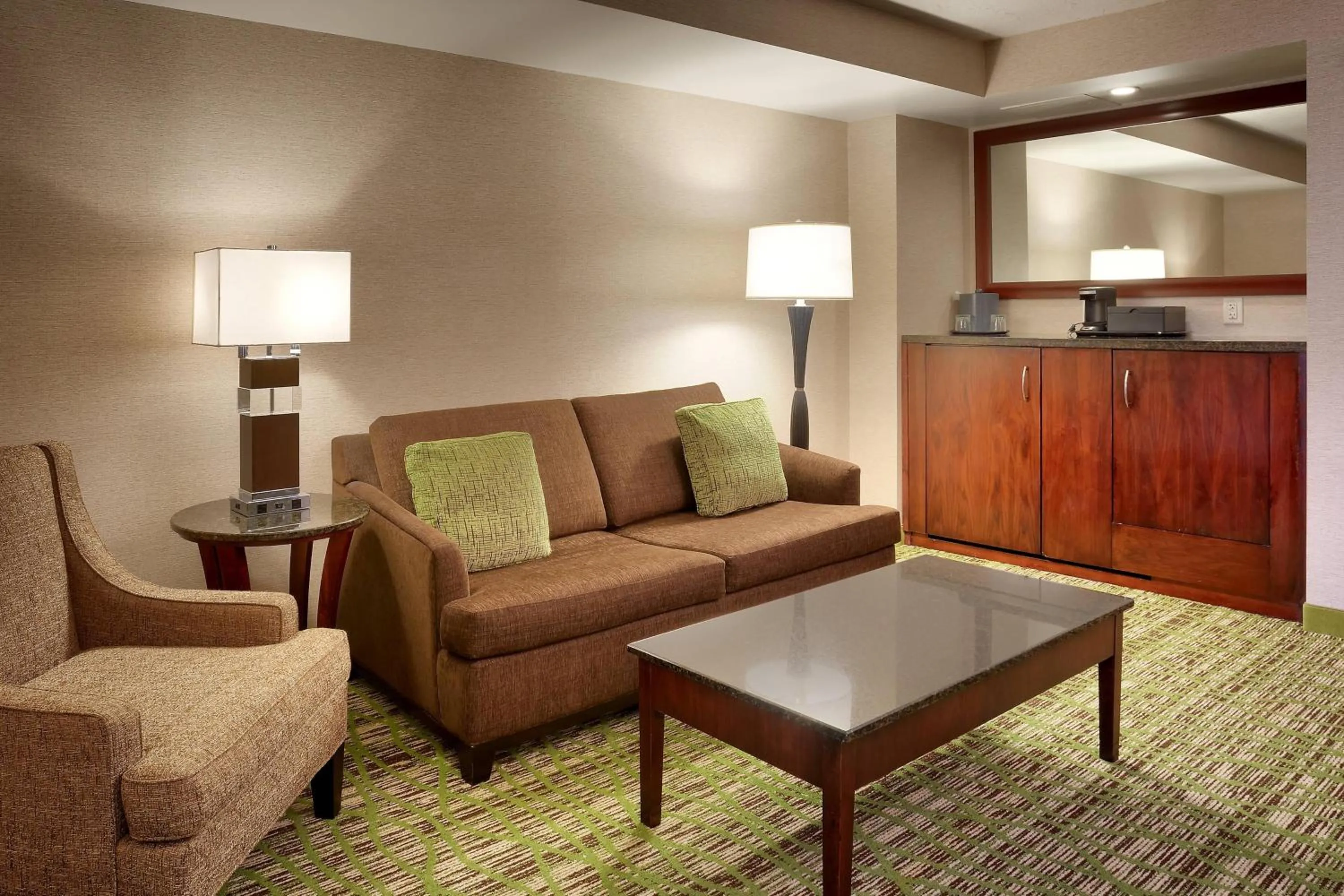 Living room in Salt Lake City Marriott University Park
