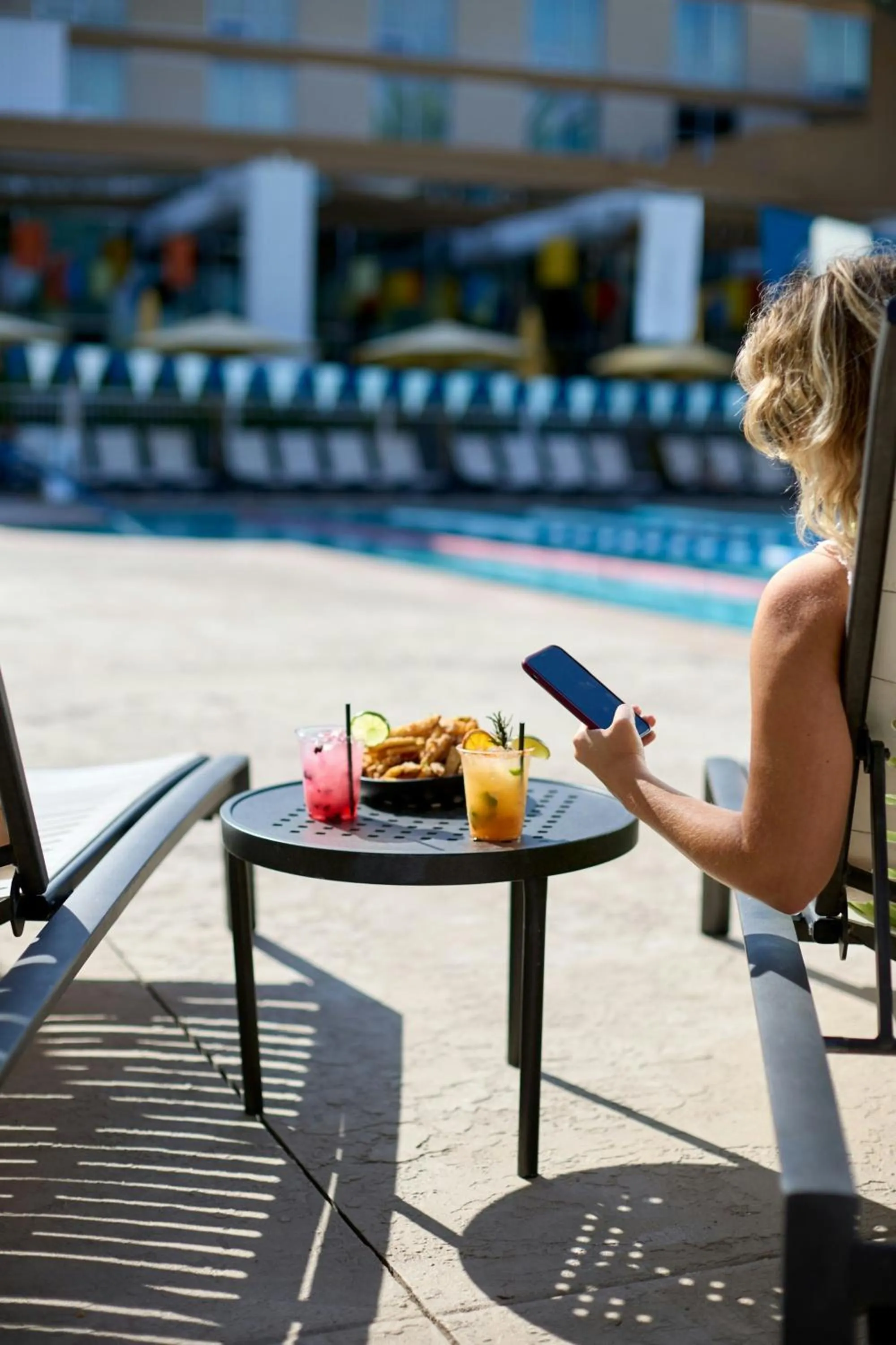 Swimming pool in Renaissance ClubSport Aliso Viejo Laguna Beach Hotel