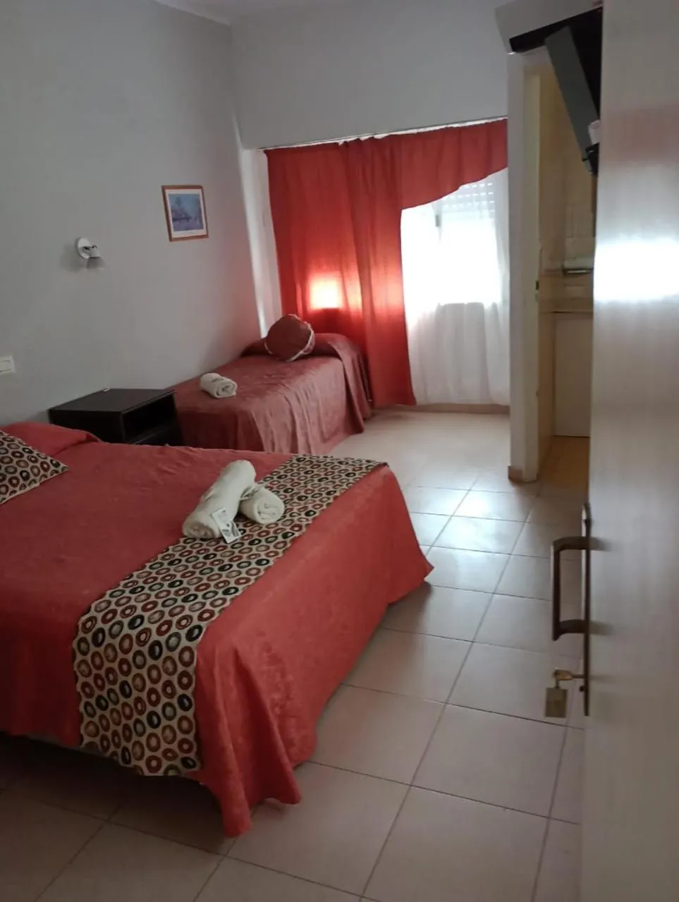 Bed in San Remo Resort Hotel