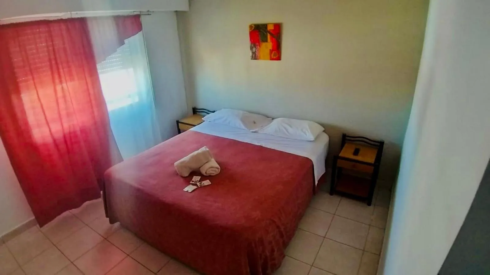 Bed in San Remo Resort Hotel