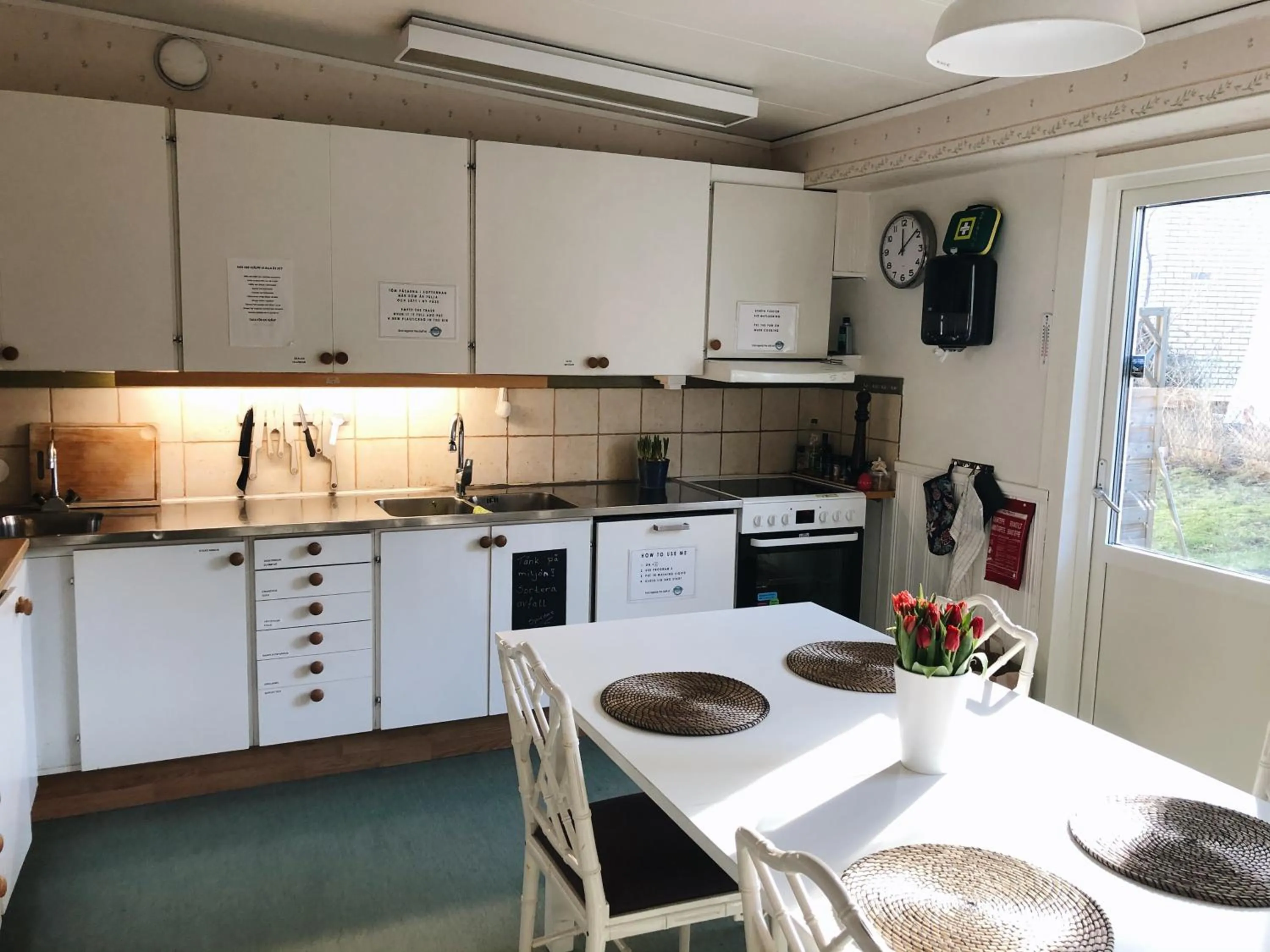 Kitchen or kitchenette in Spirans Rum och Logi