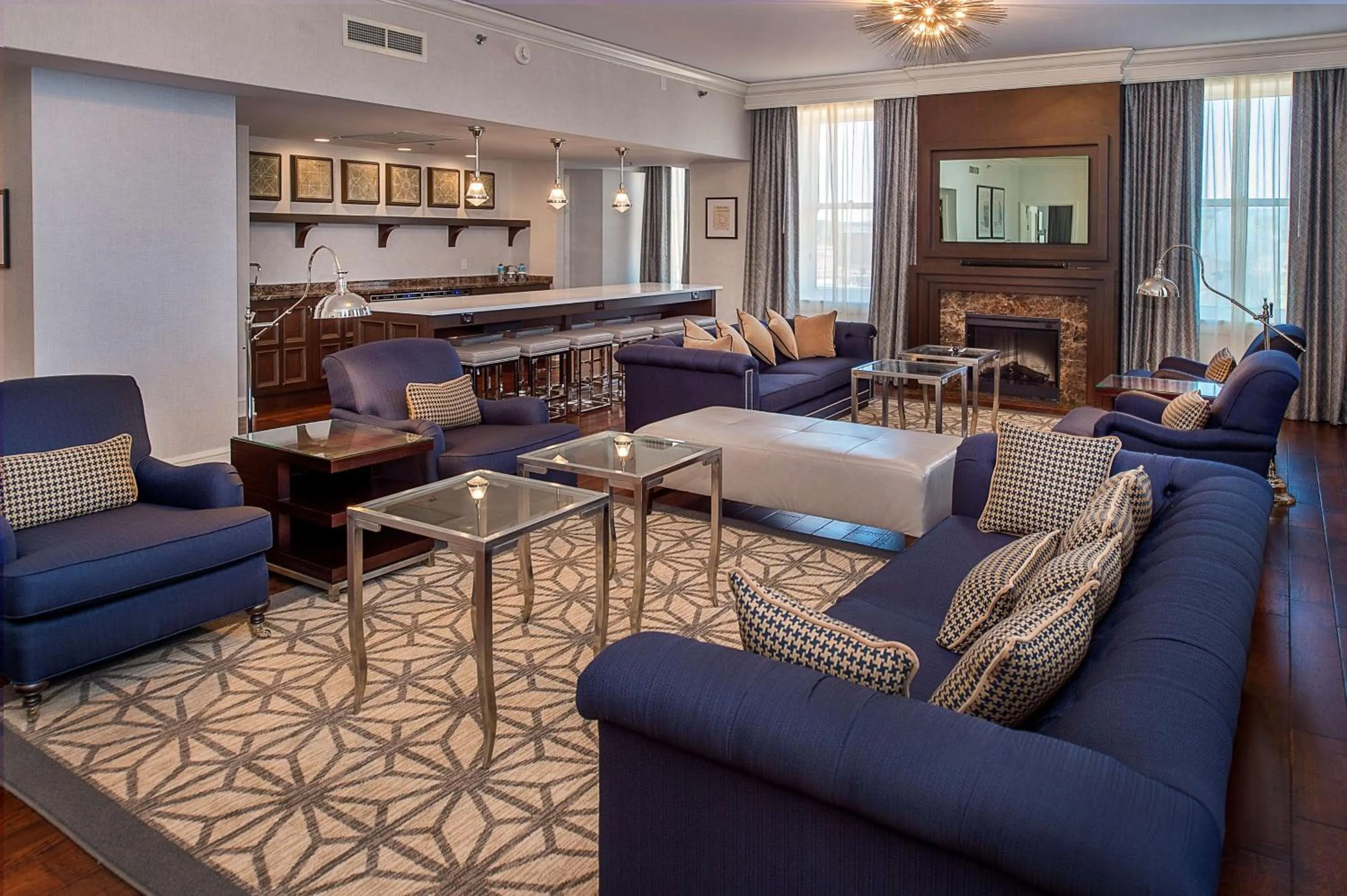 Living room in St. Louis Union Station Hotel, Curio Collection by Hilton