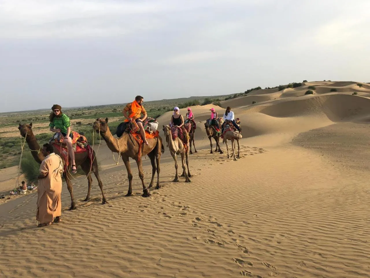 People in Blue Eye Hostel