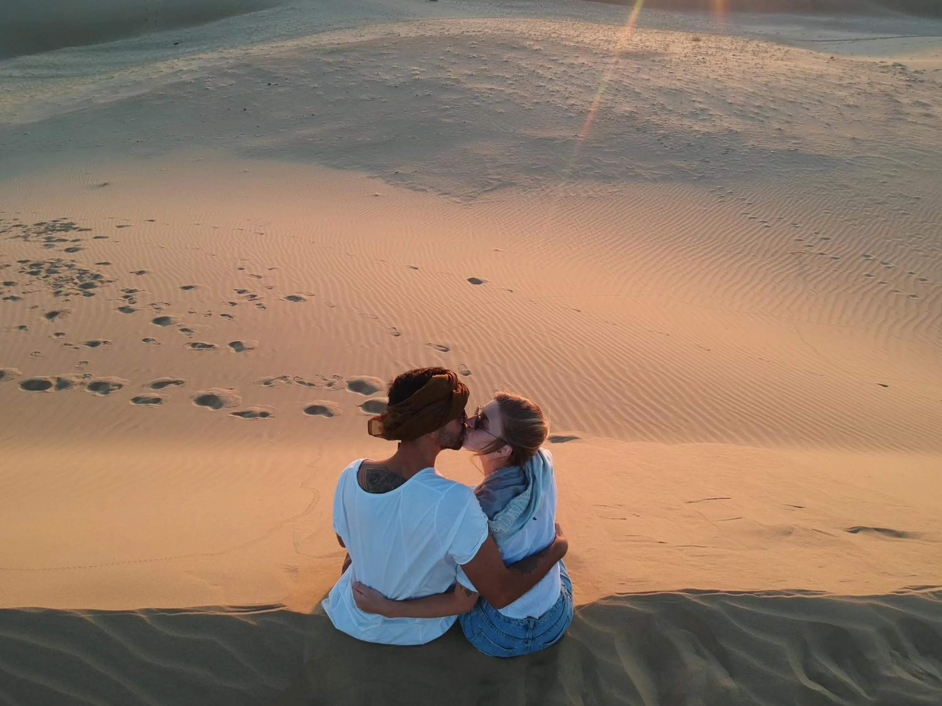 People in Blue Eye Hostel