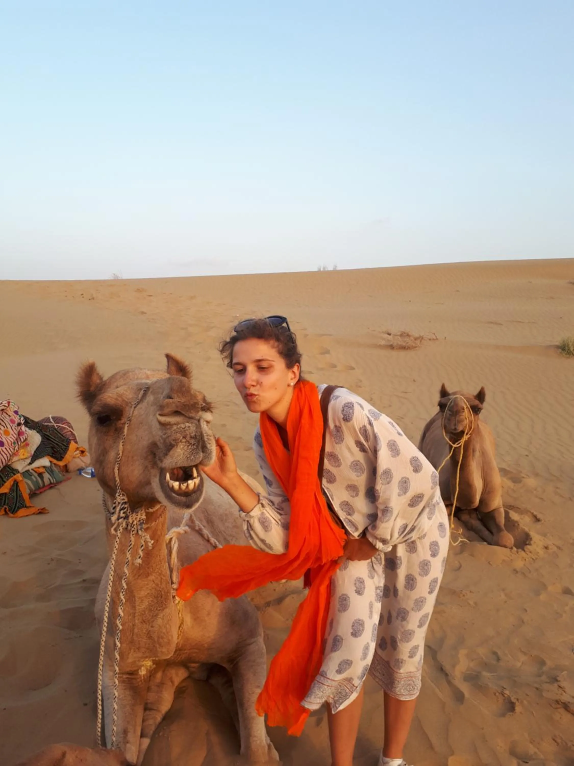 People in Blue Eye Hostel