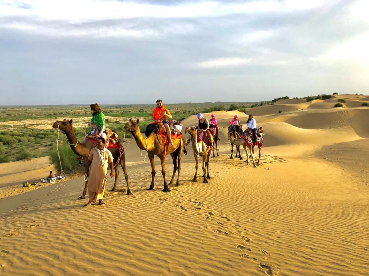 People in Blue Eye Hostel
