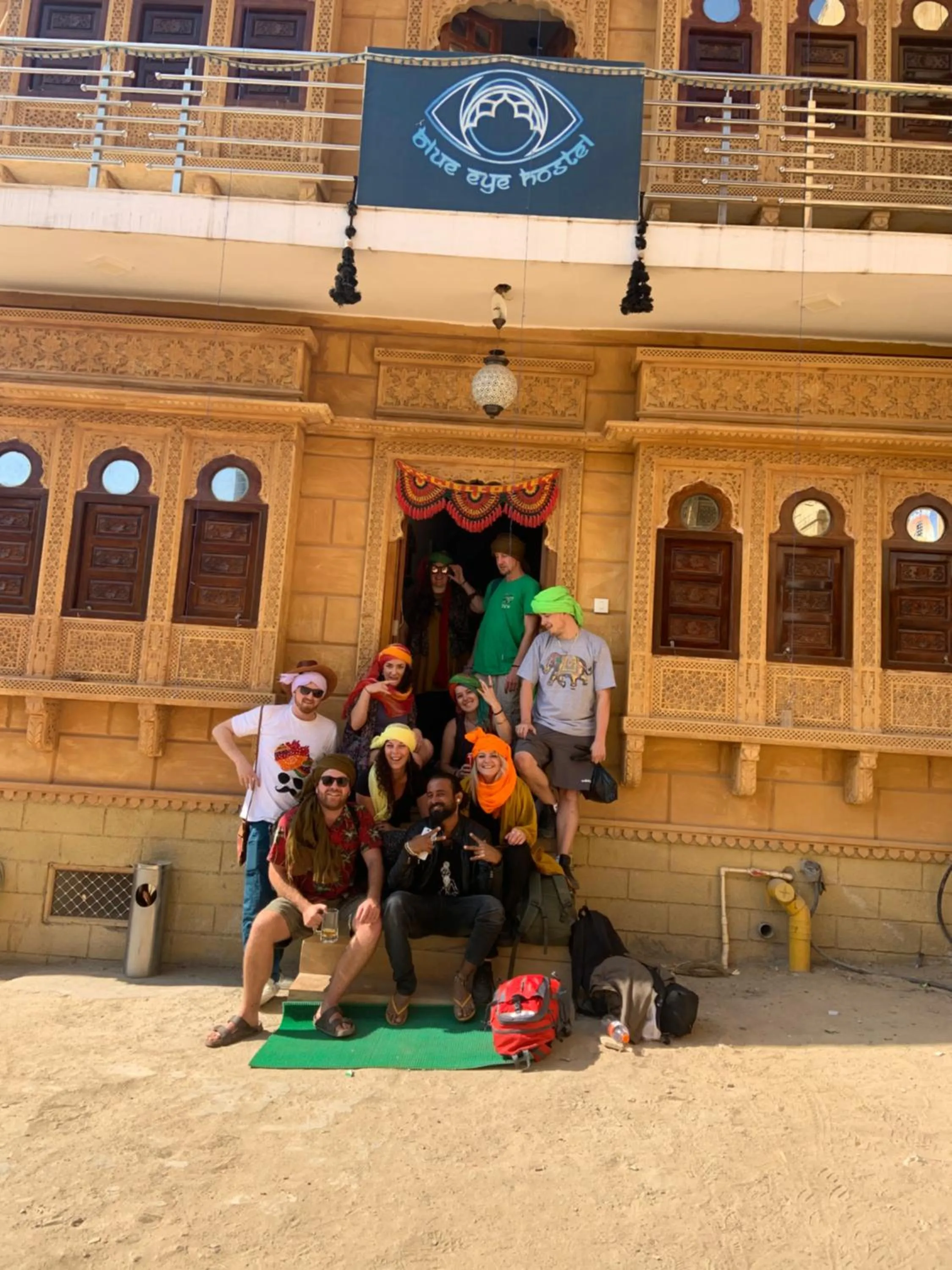 Property building in Blue Eye Hostel