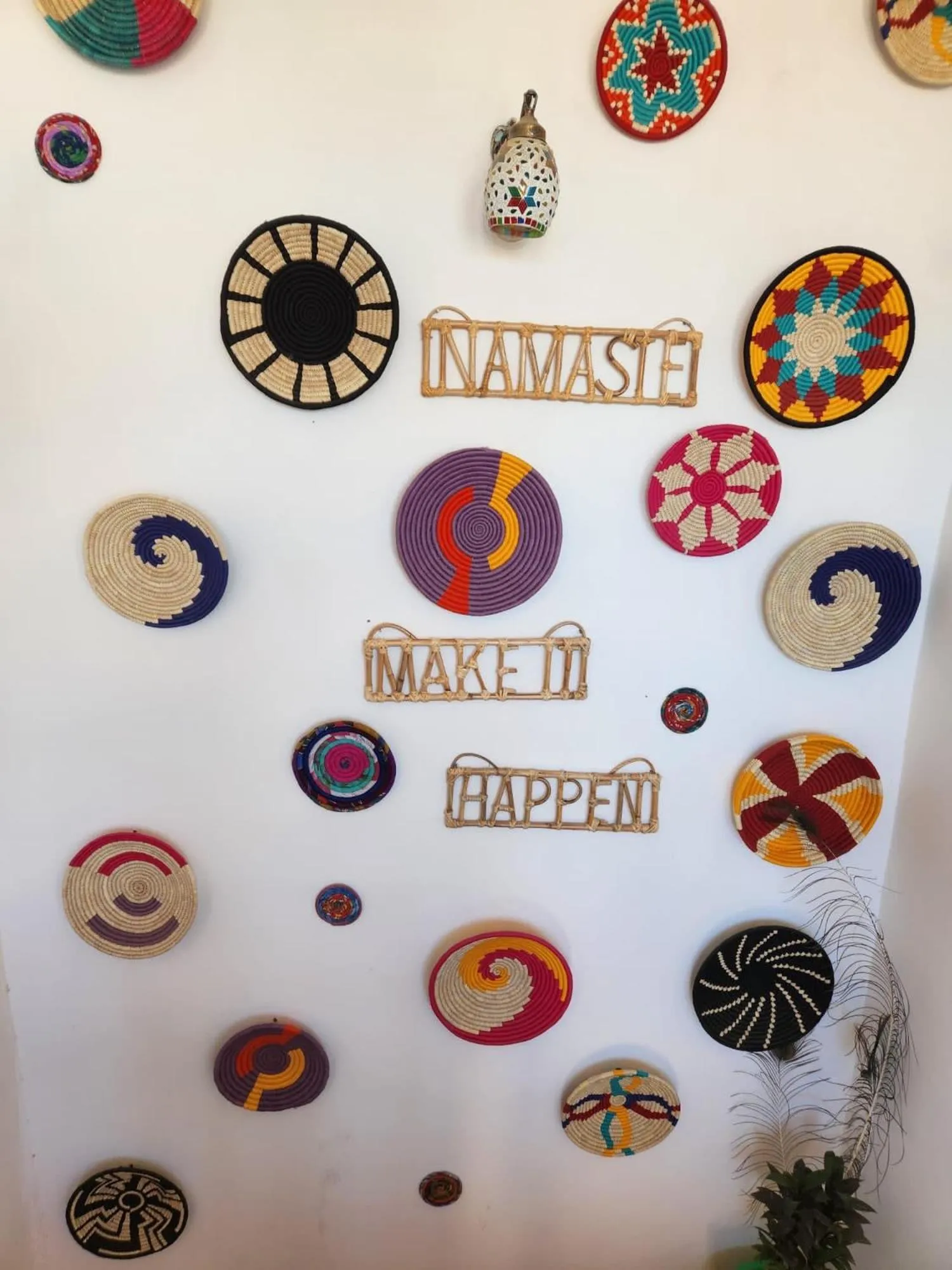 Decorative detail in Blue Eye Hostel