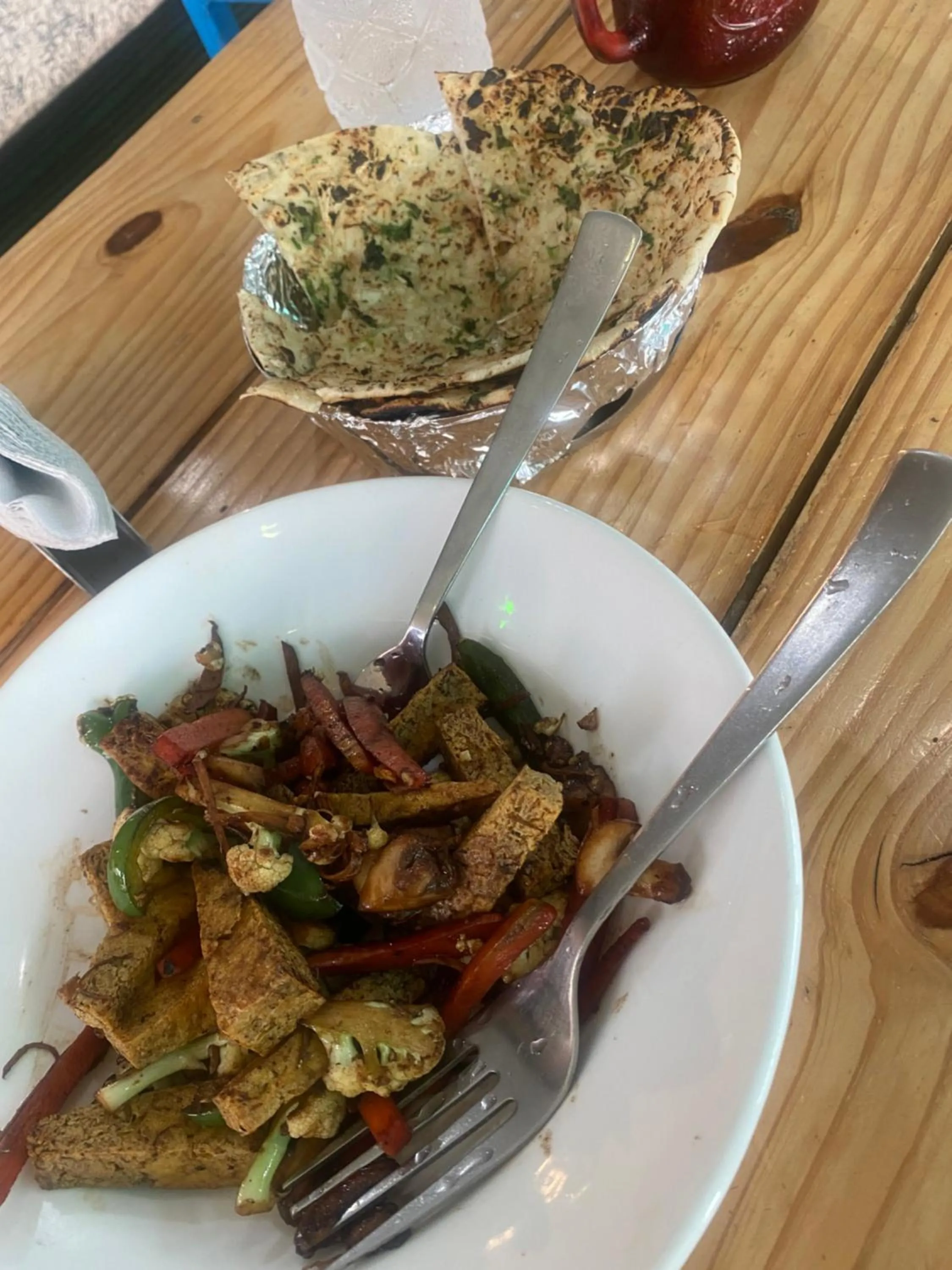 Food in Blue Eye Hostel