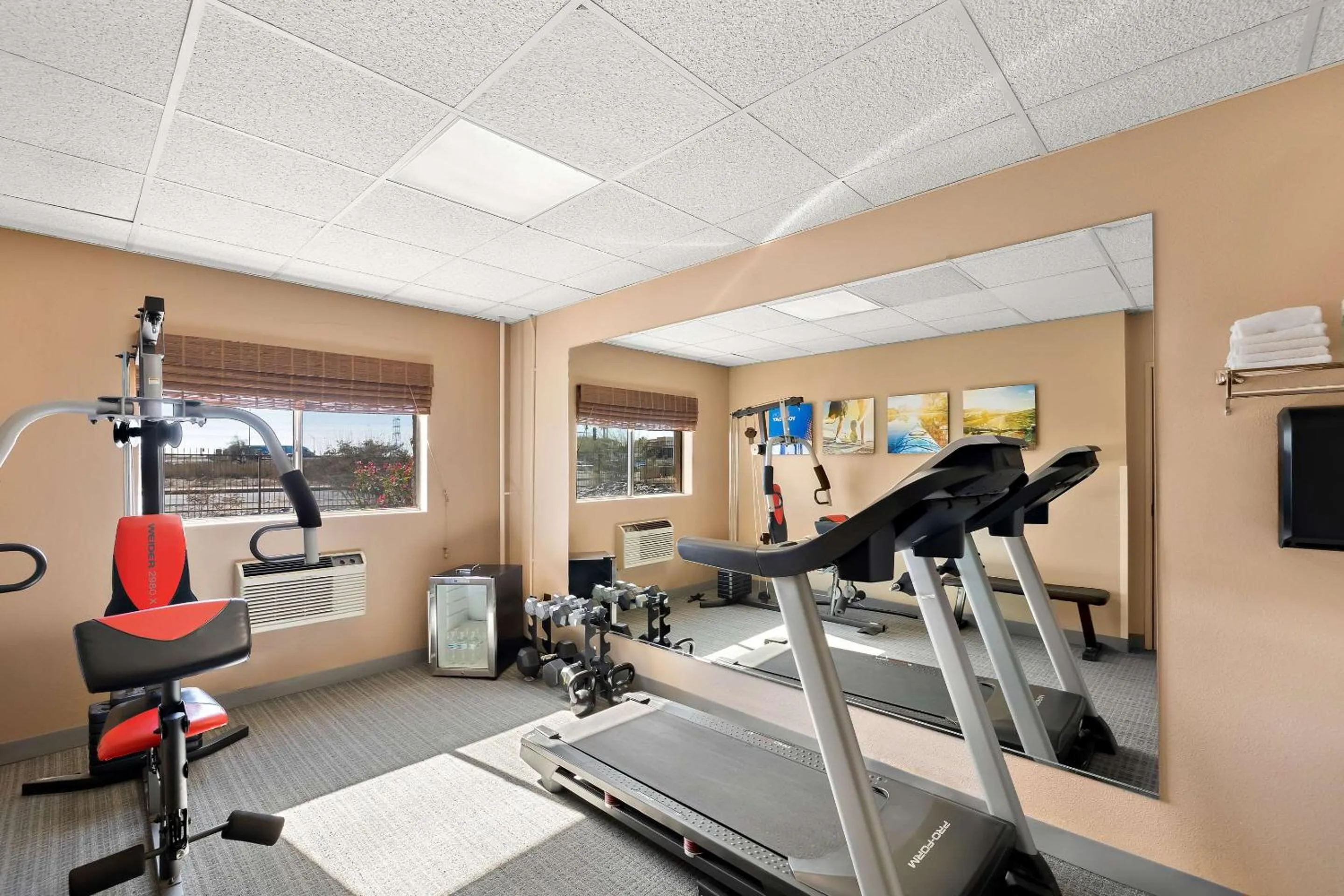 Fitness centre/facilities in Comfort Inn & Suites near Kino Sports Complex