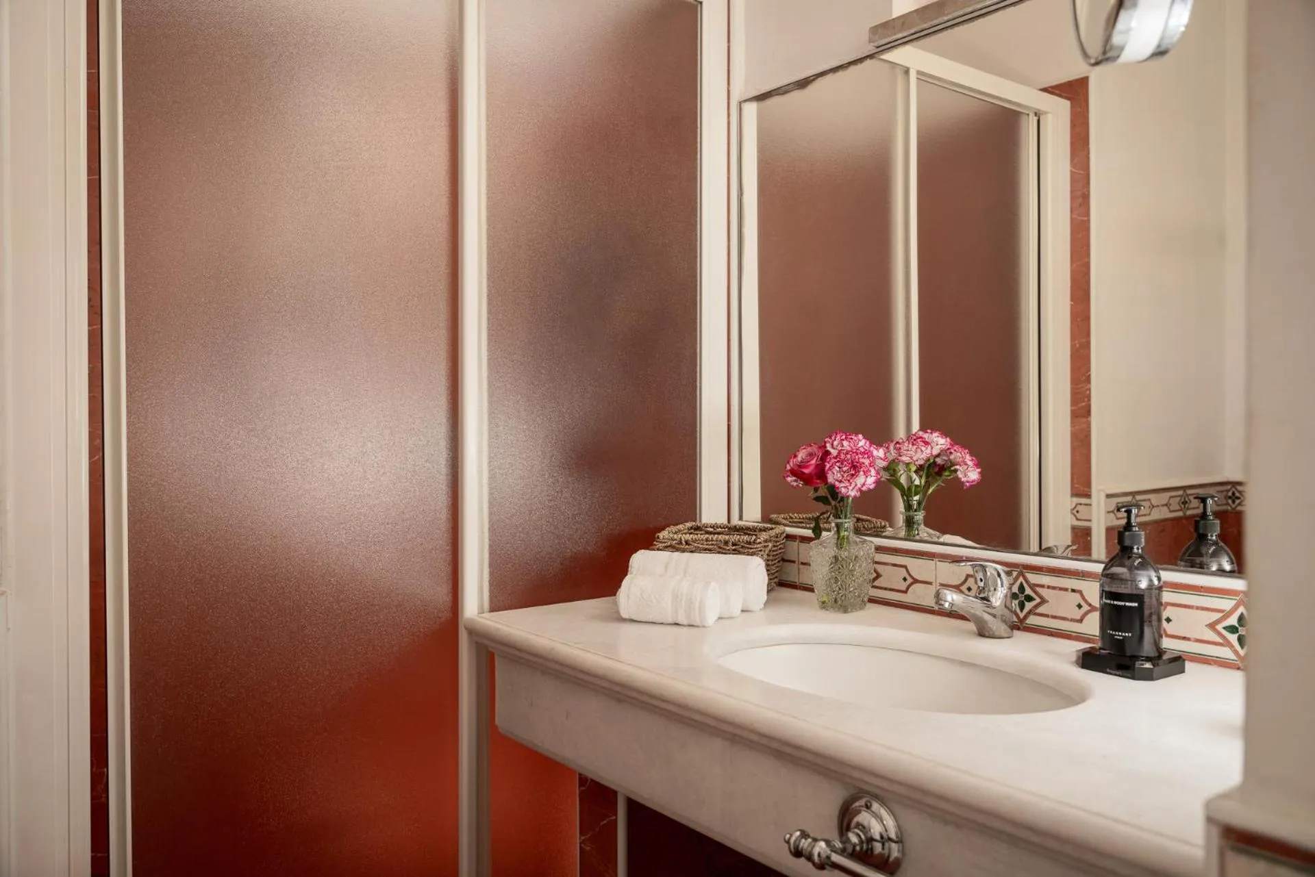 Bathroom in La Caletta Hotel Bolognese