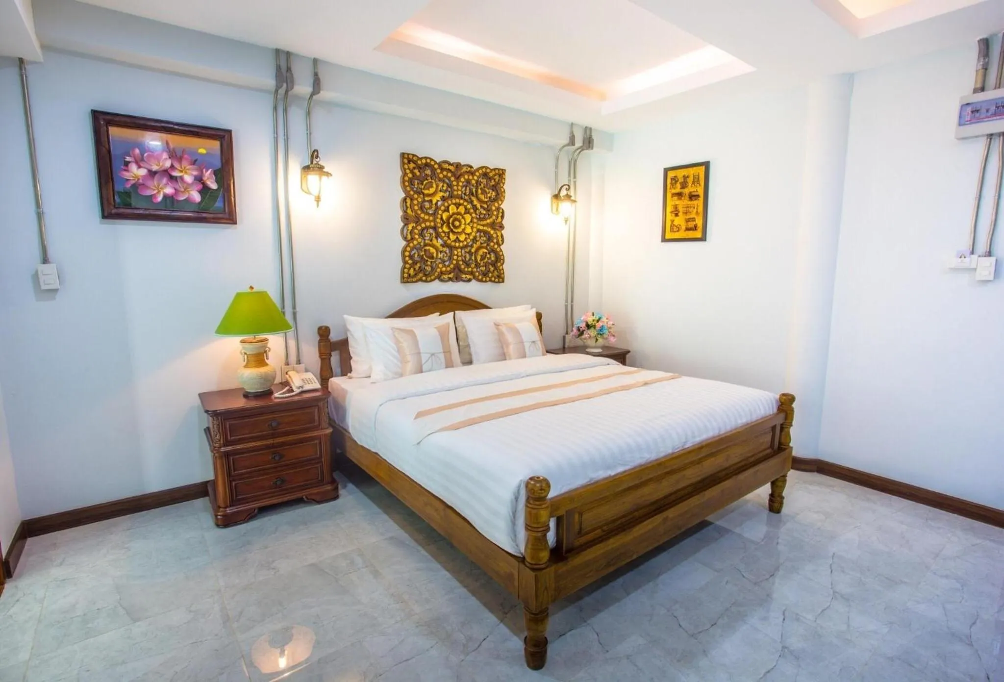 Bed in Pingdoi Hualin Boutique Hotel
