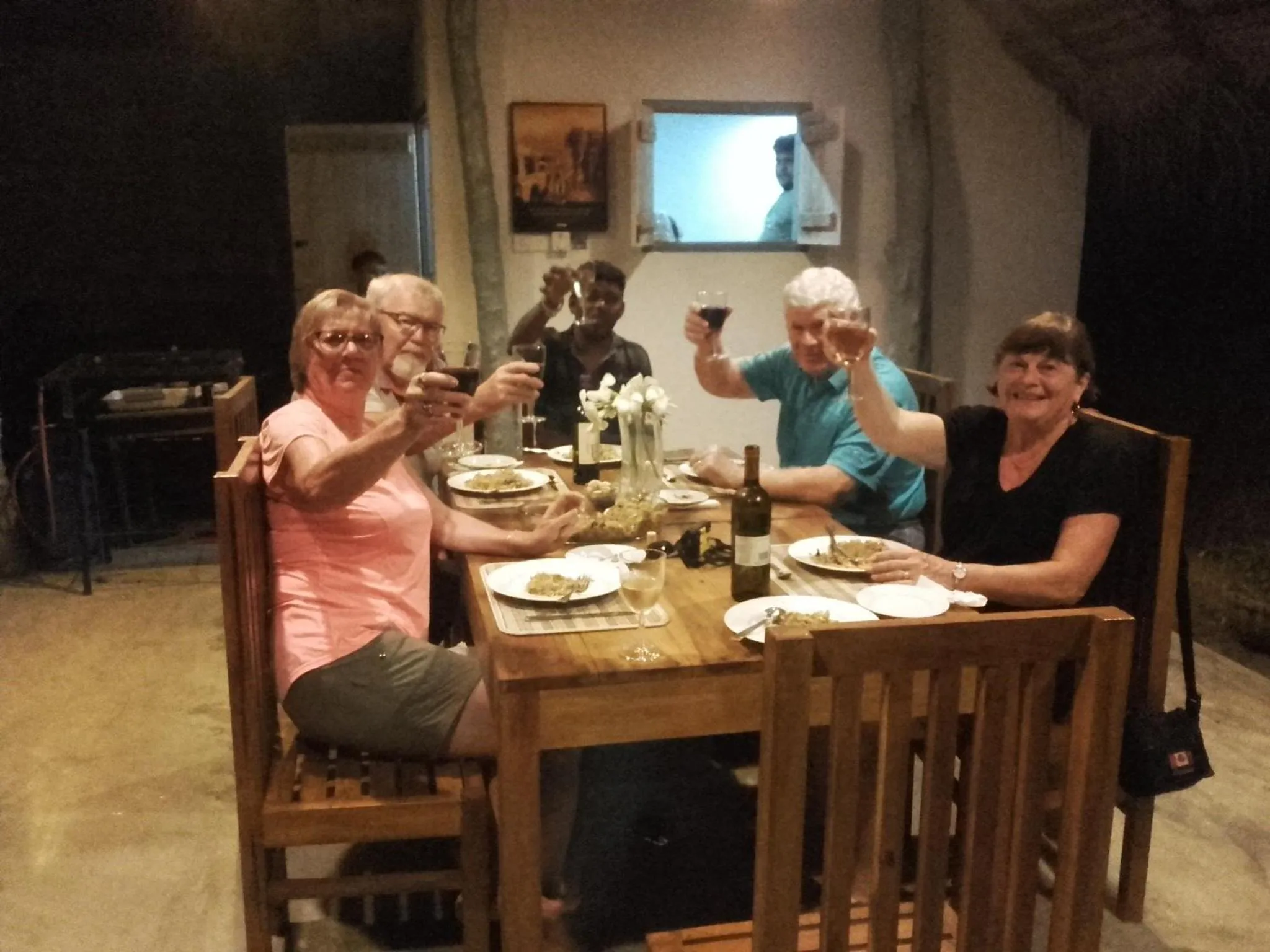 Dinner in Hiru Villa Tangalle