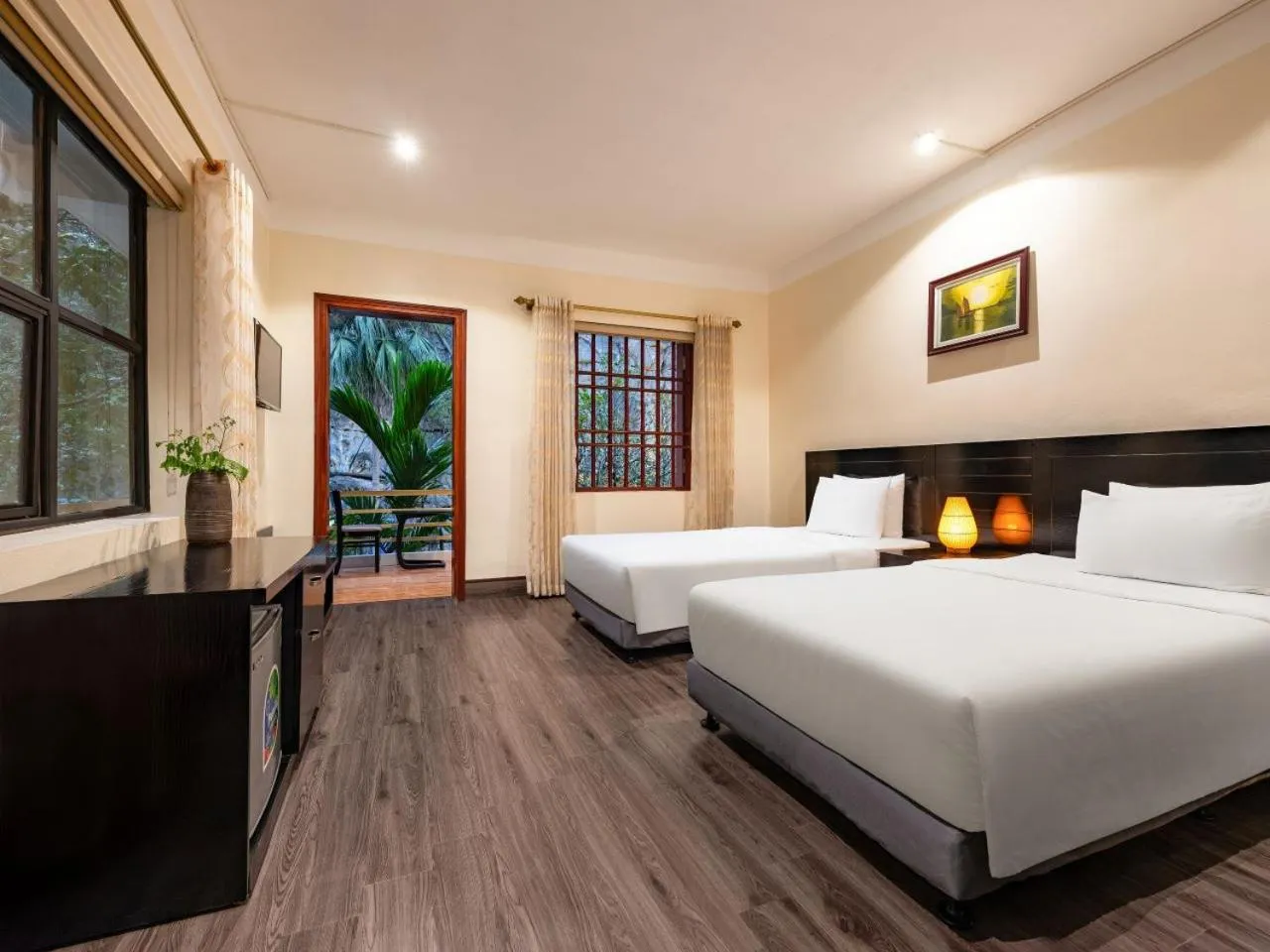 Bedroom, Bed in Trang An Heritage Garden