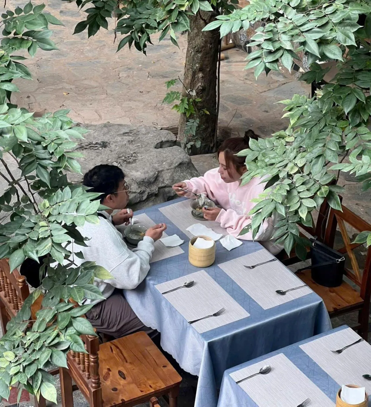 Breakfast in Trang An Heritage Garden