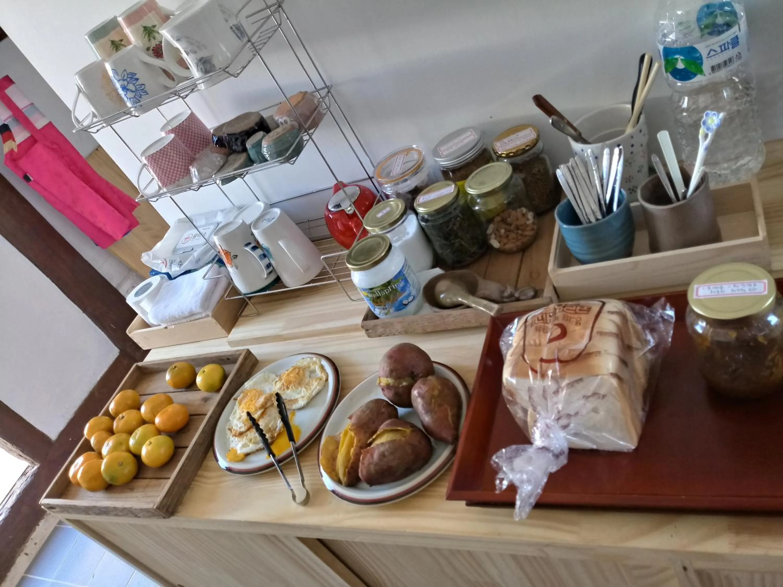 Buffet breakfast in Hundred Years Hanok