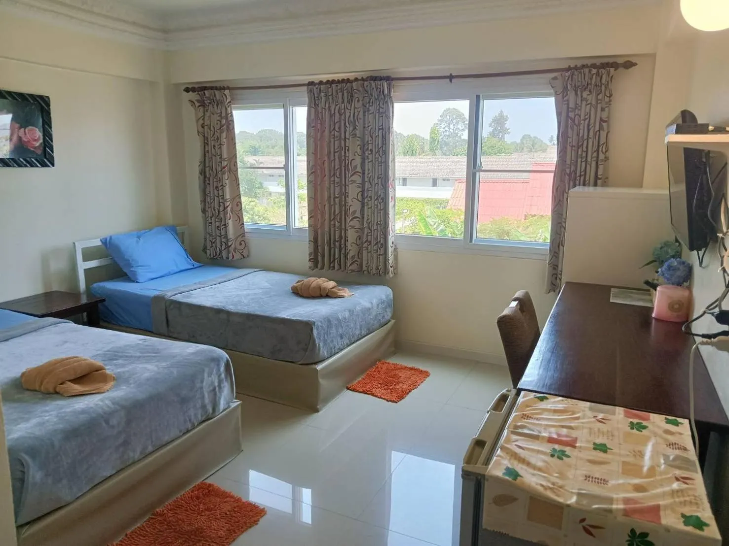 Bed in Anchalee Resort