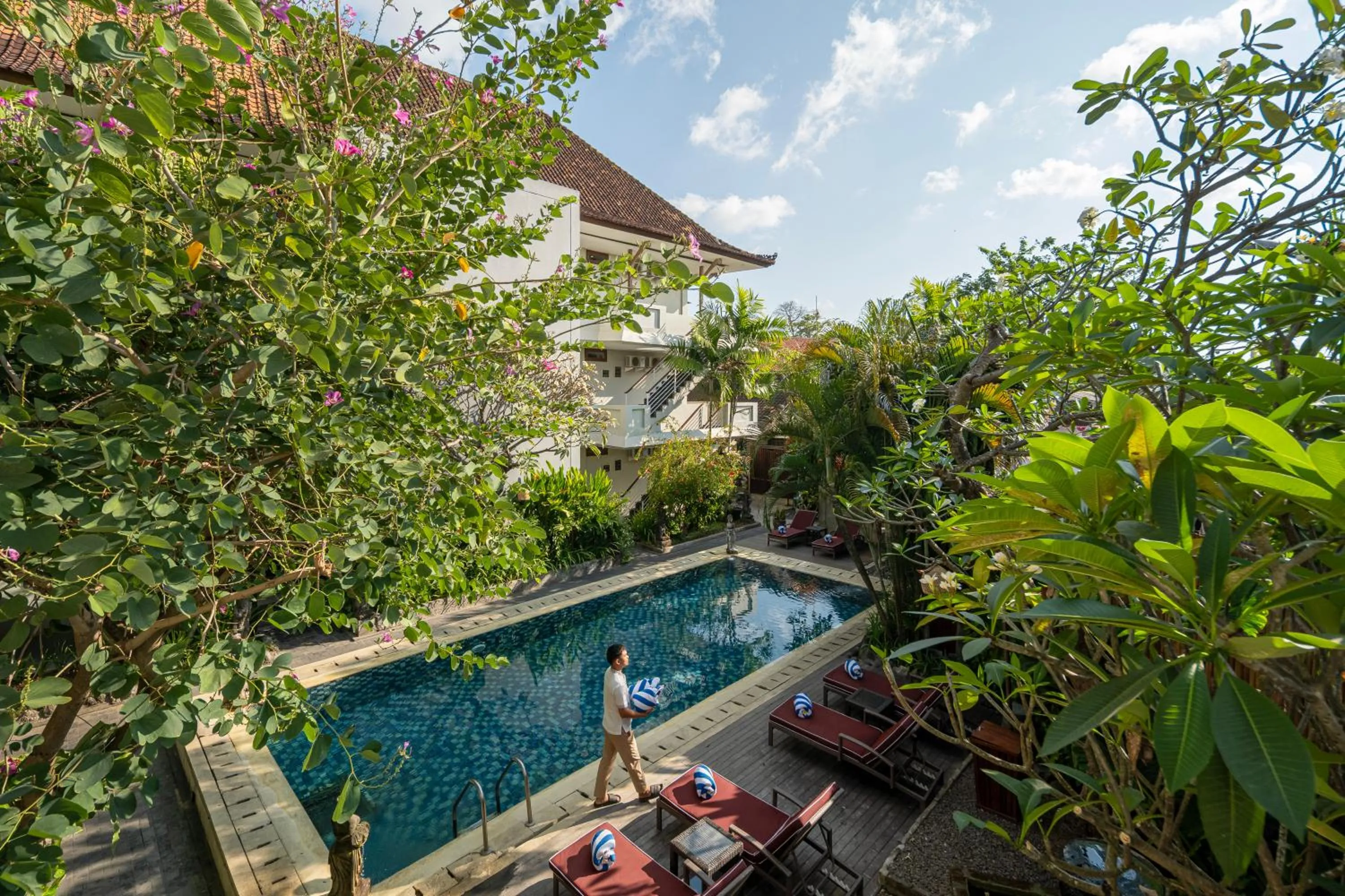 Swimming pool in Pondok Sari Kuta