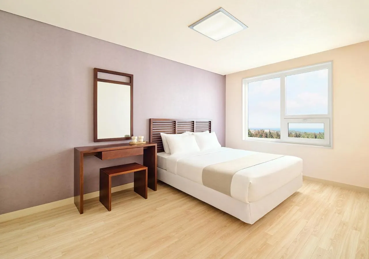 Bed in Hanwha Resort Jeju