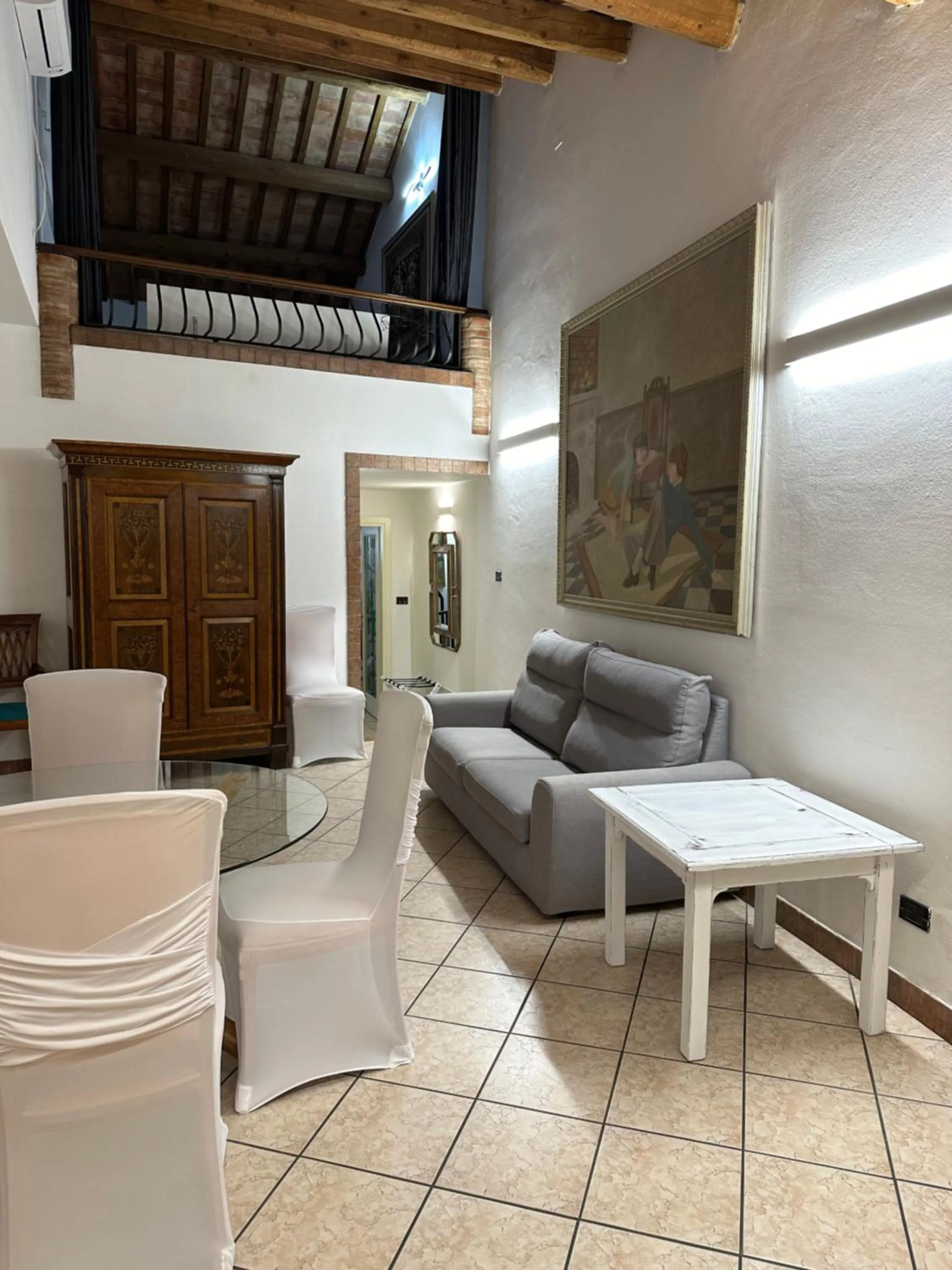 Living room in Villa Estense