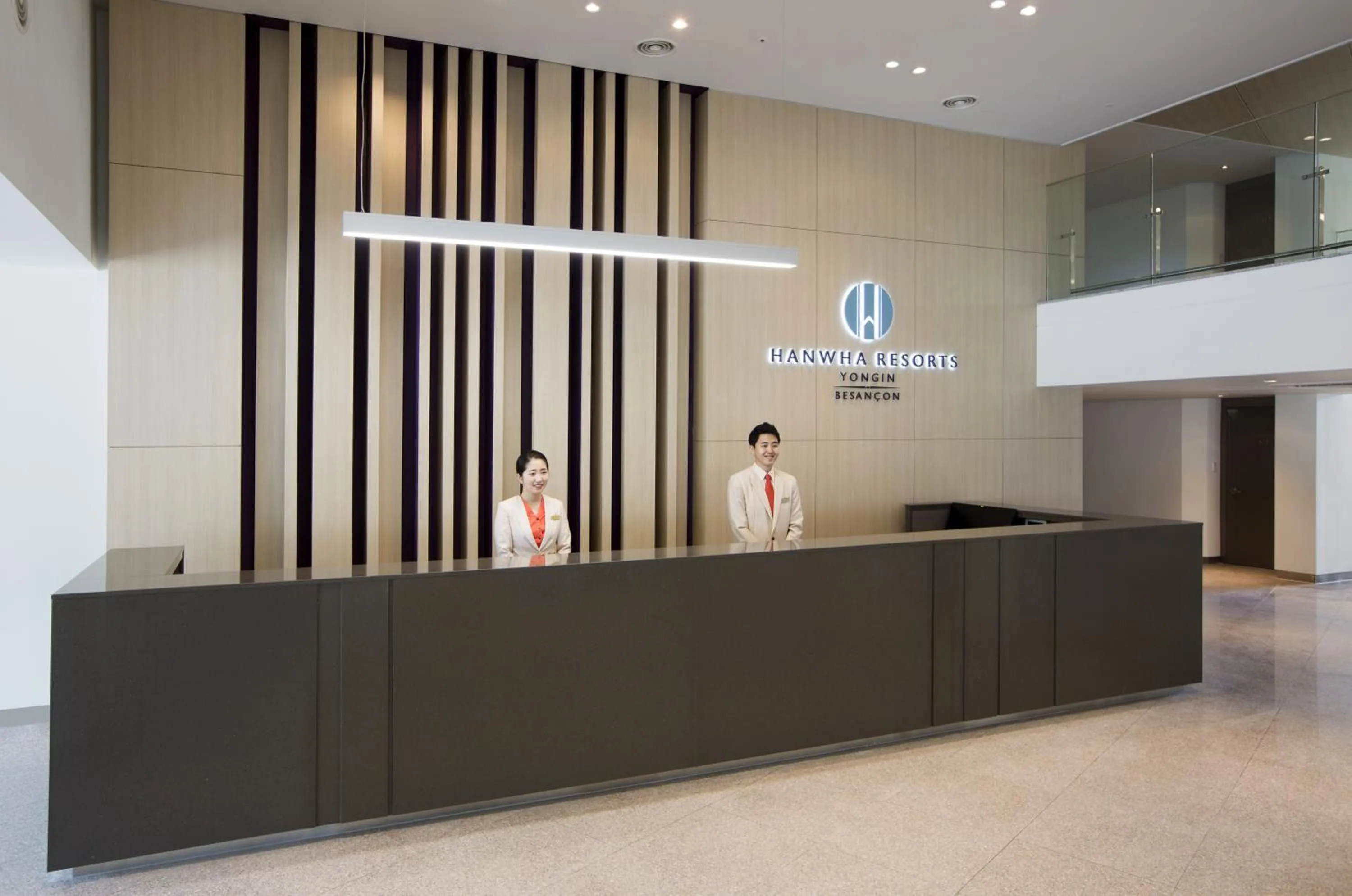 Lobby or reception in Hanwha Resort Yongin Besancon