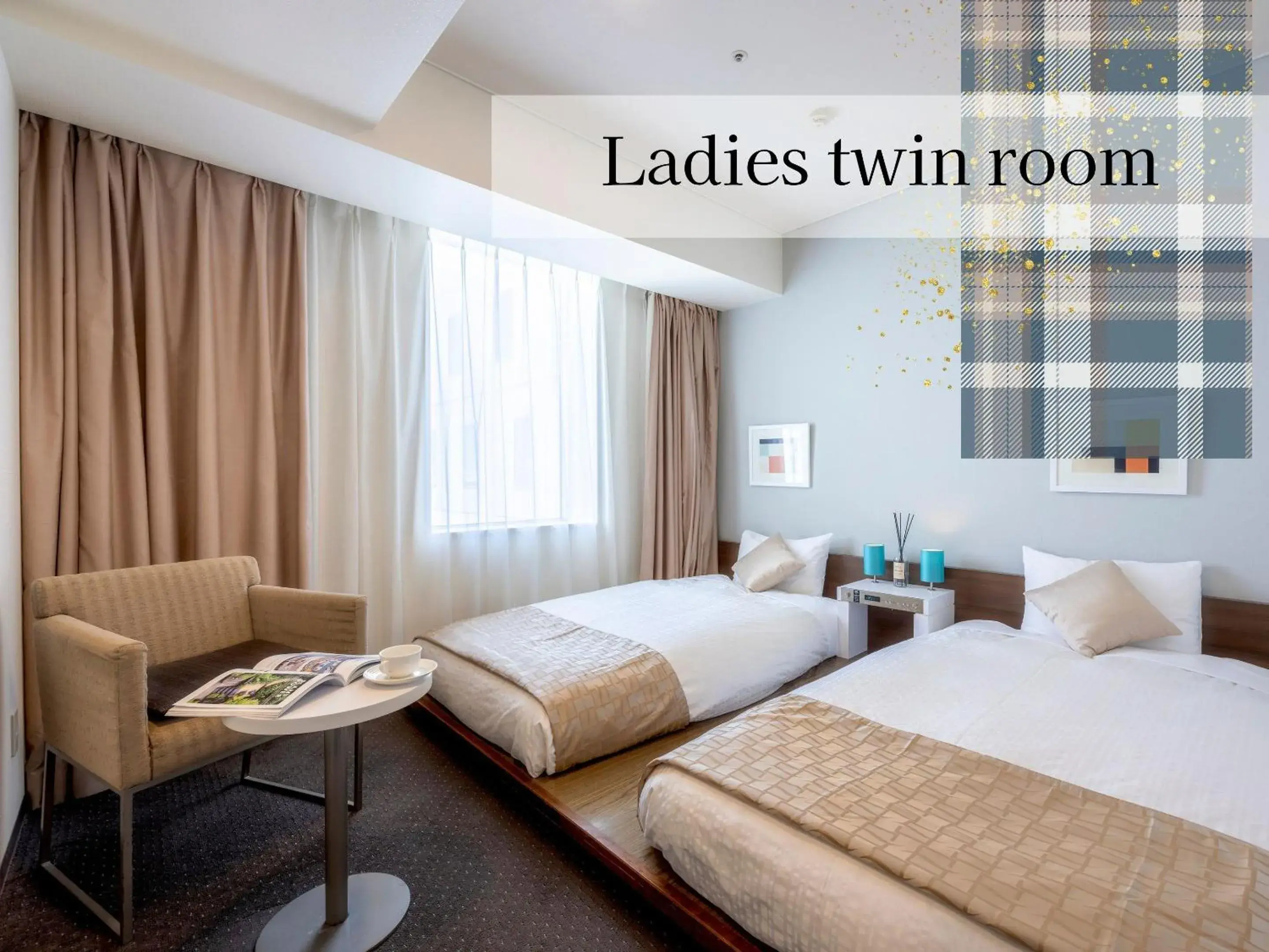 Ladies Twin Room - single occupancy - Non Smoking(Female Only) in Hotel Gracery Sapporo Ladies Twin Room - single occupancy - Non Smoking(Female Only) in Hotel Gracery Sapporo