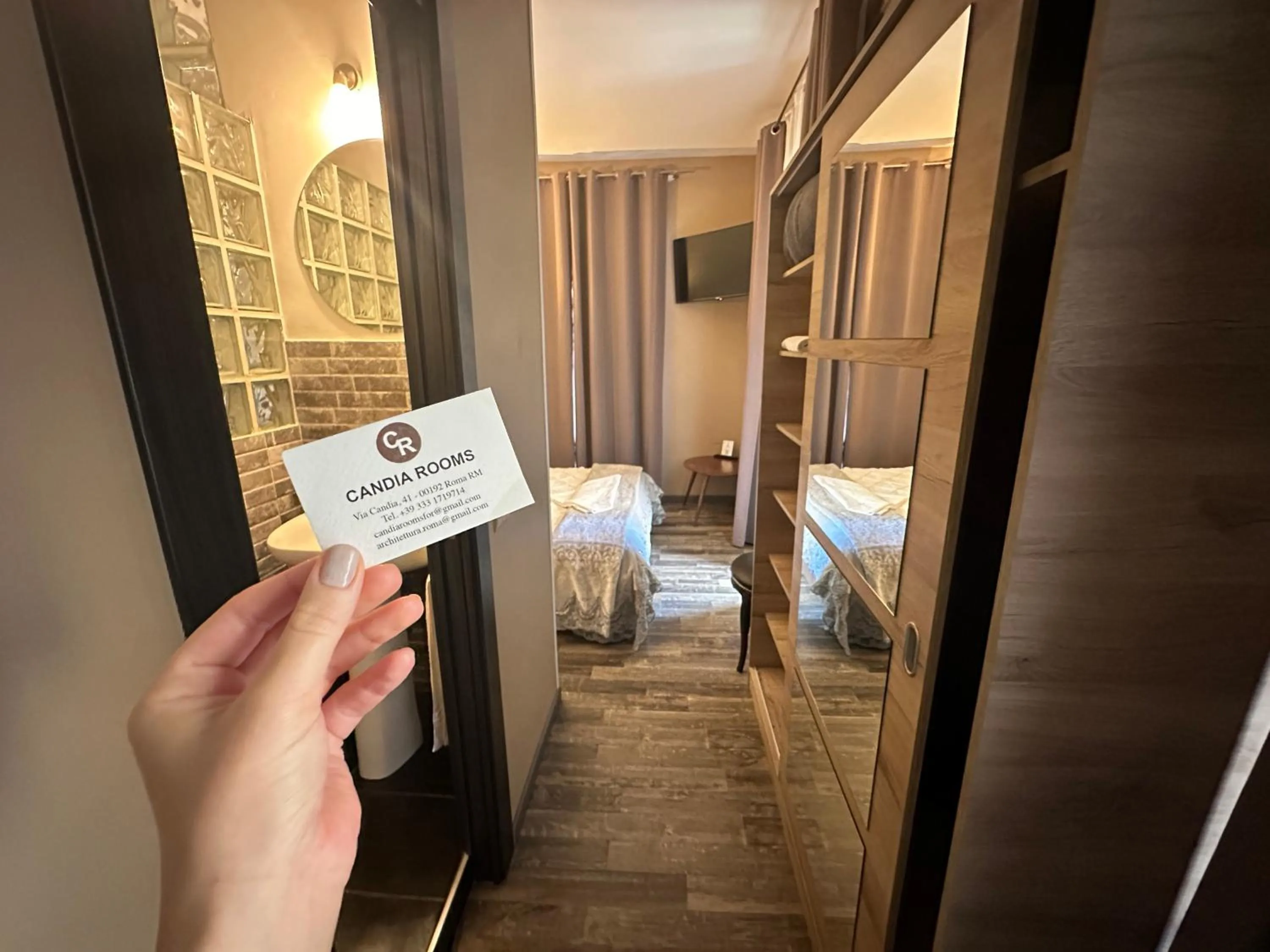 Bathroom in Candia Rooms