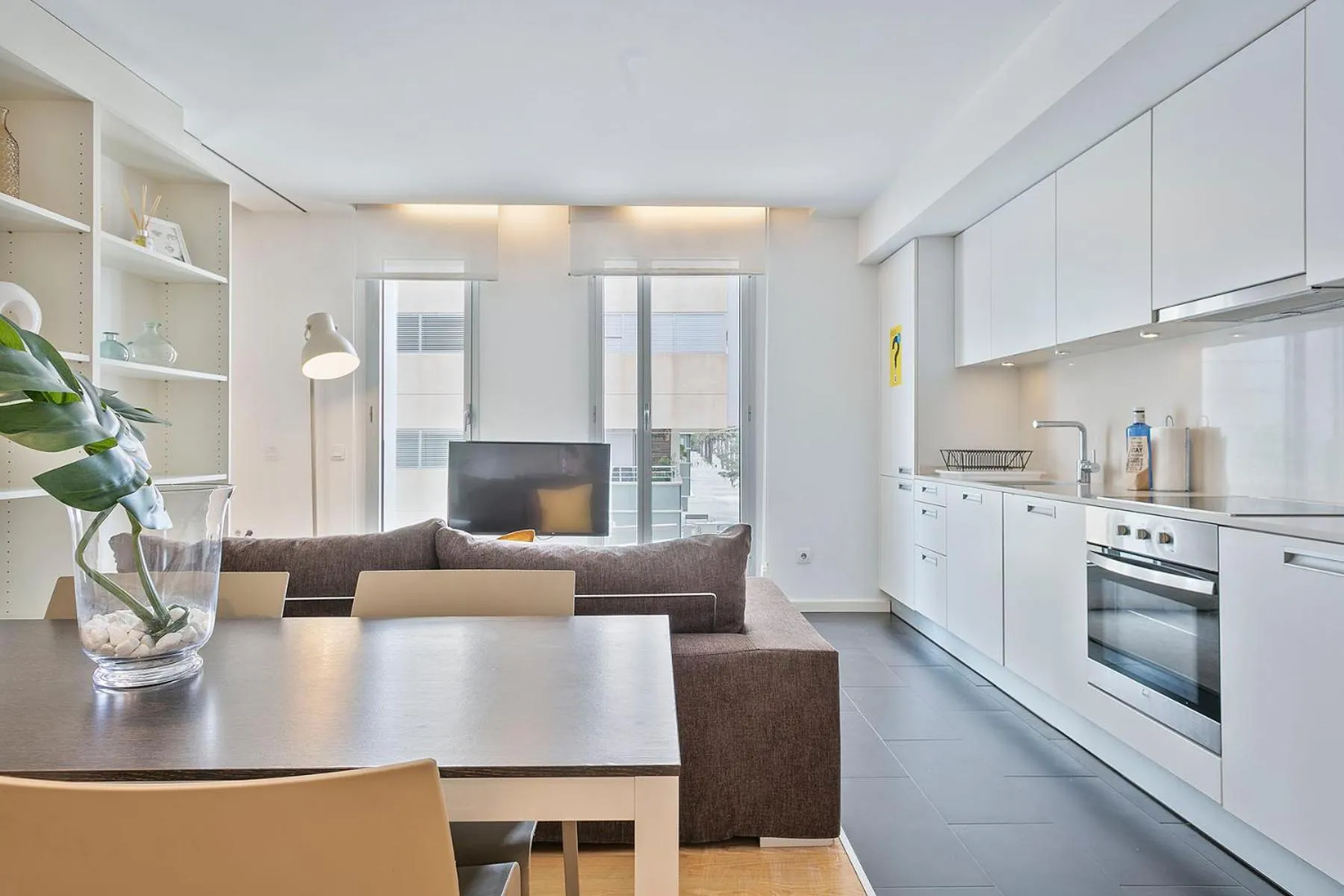 kitchen in Lugaris Beach Apartments