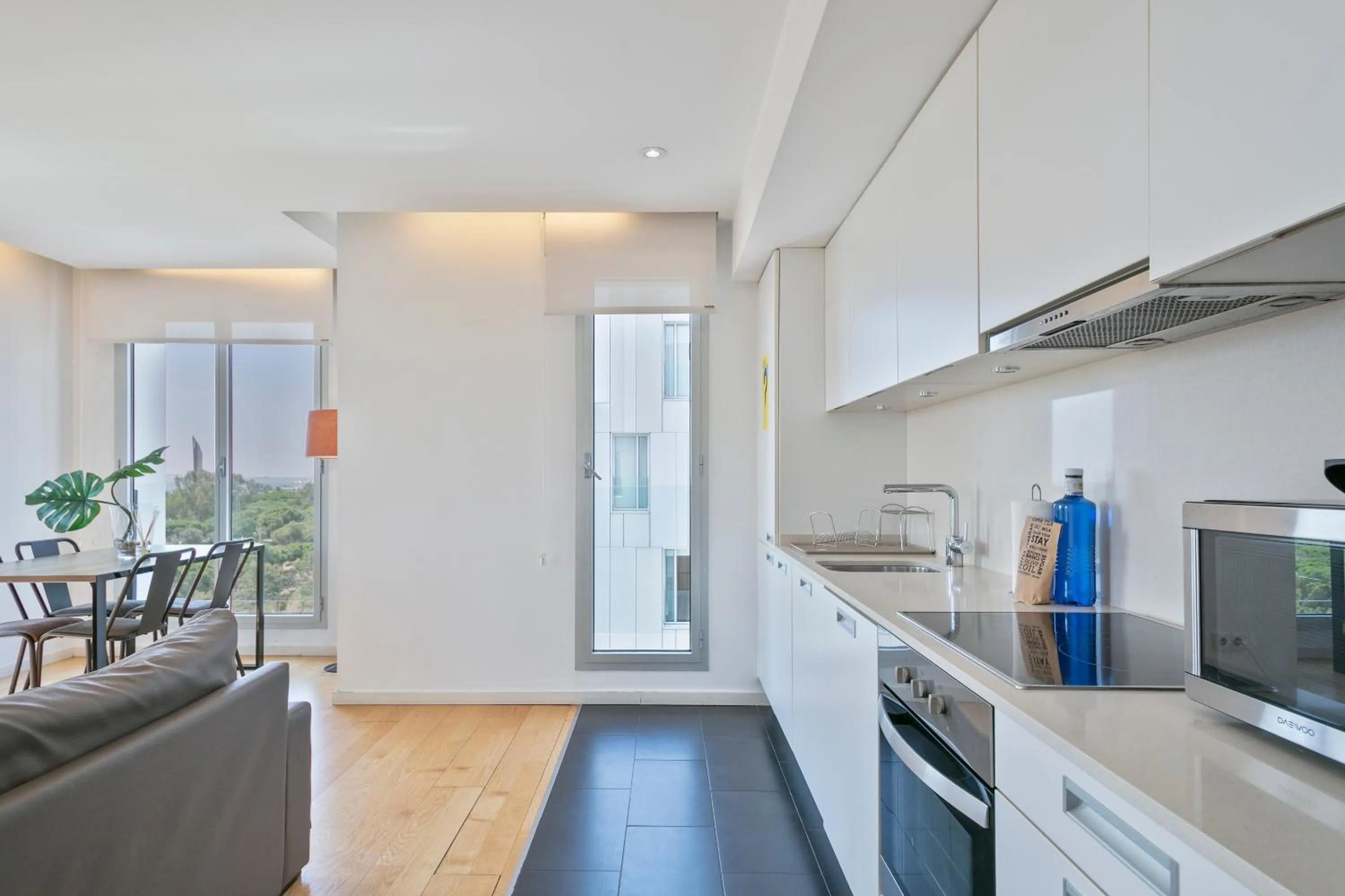 kitchen in Lugaris Beach Apartments