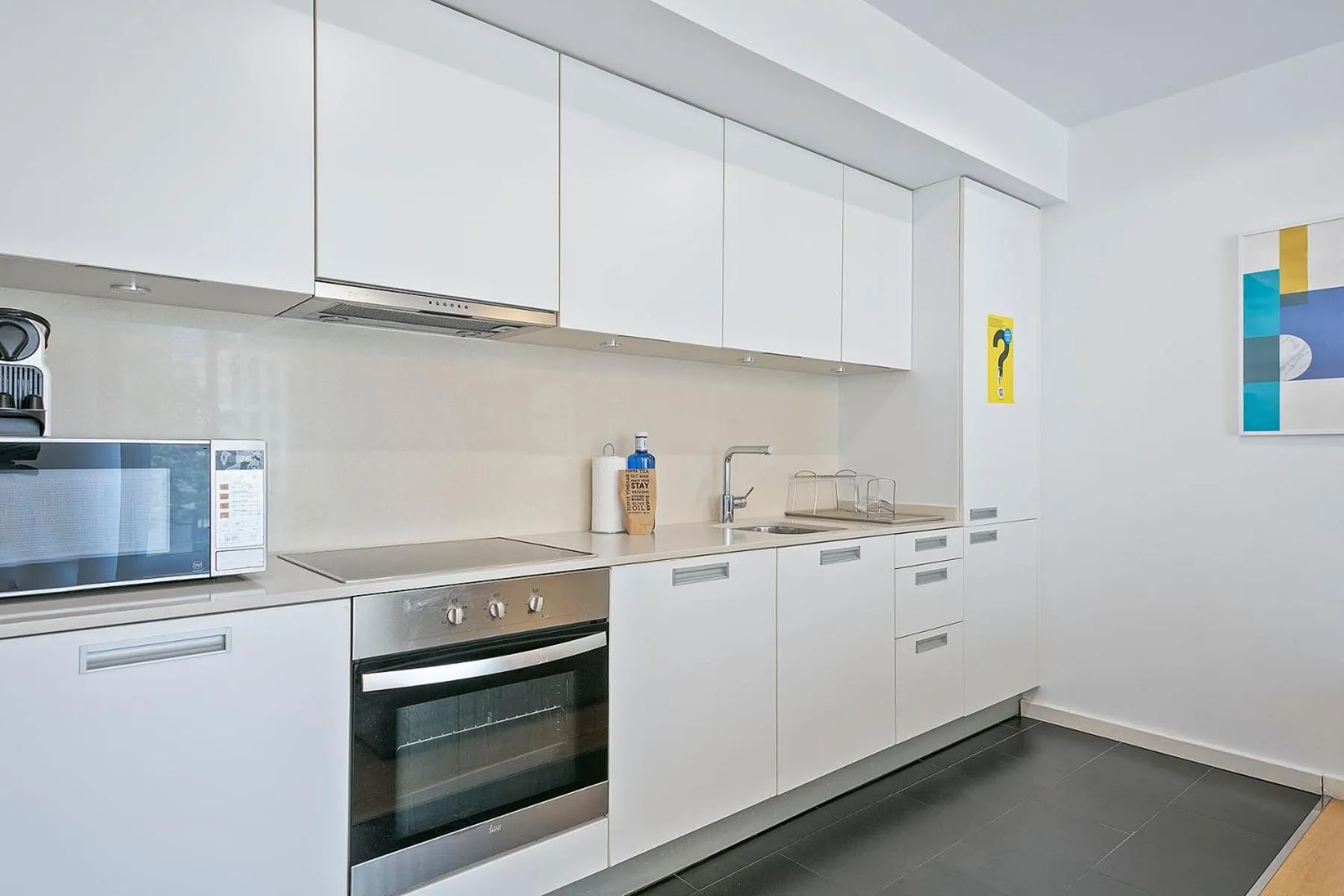 Kitchen or kitchenette in Lugaris Beach Apartments